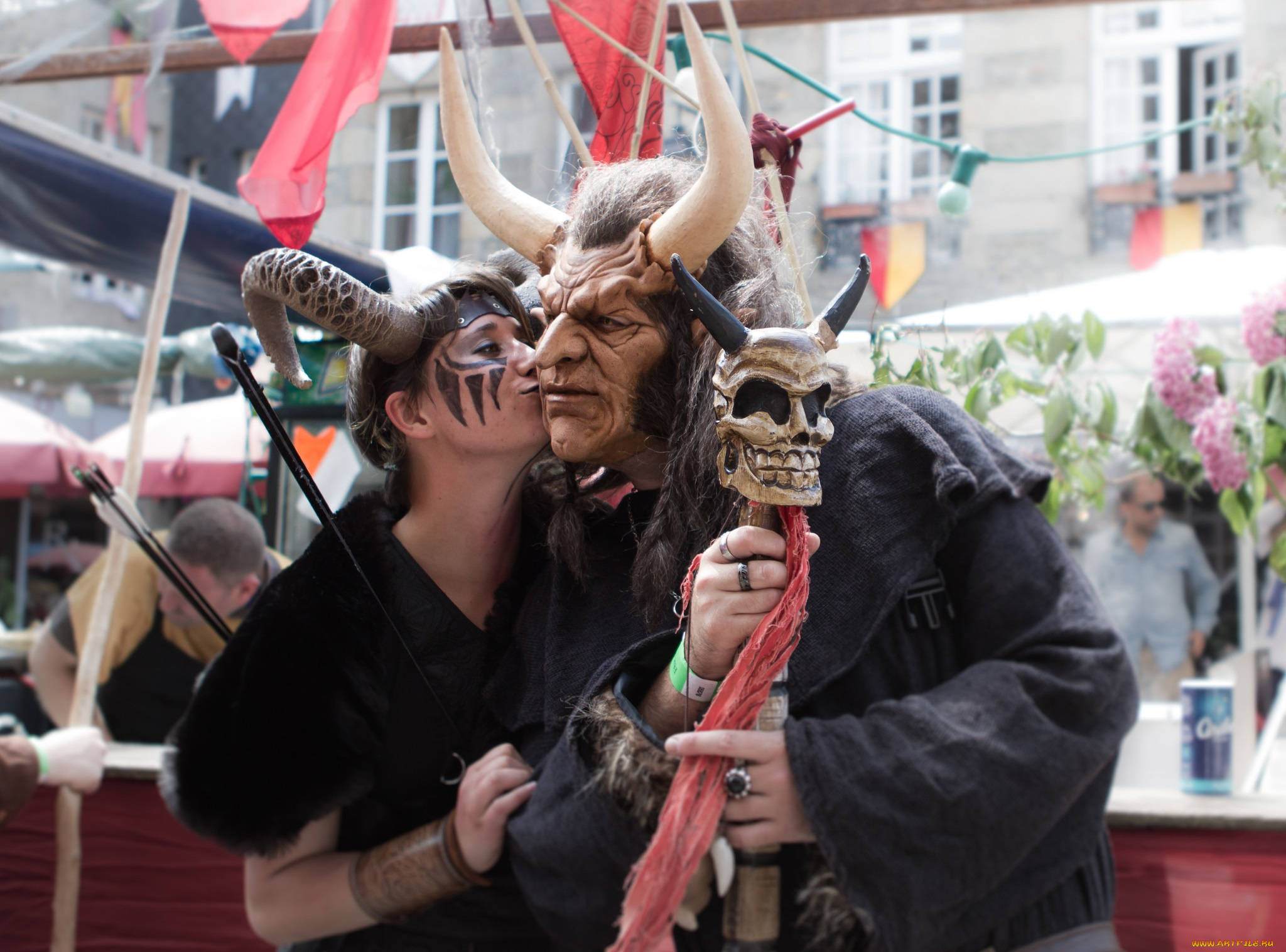 разное, маски, , карнавальные, костюмы, карнавал, люди, мужчина, женщина, поцелуй, костюмы, маска, кольца