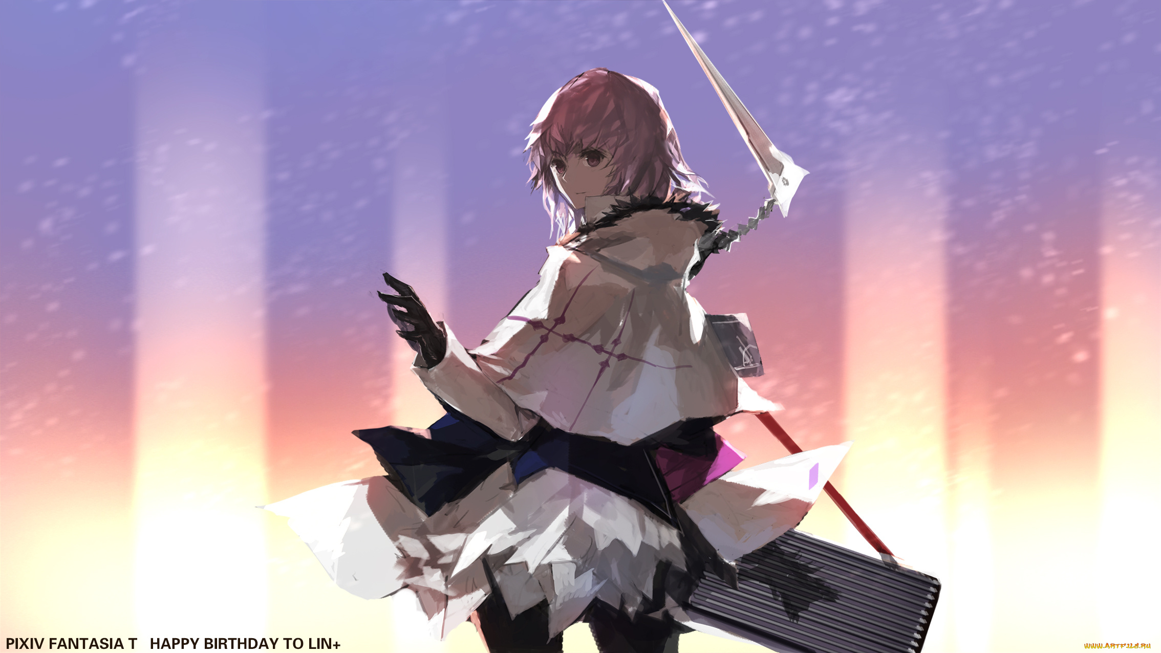 аниме, pixiv, fantasia, pixiv, fantasia, девушка, арт, взгляд, berlinetta, swd3e2