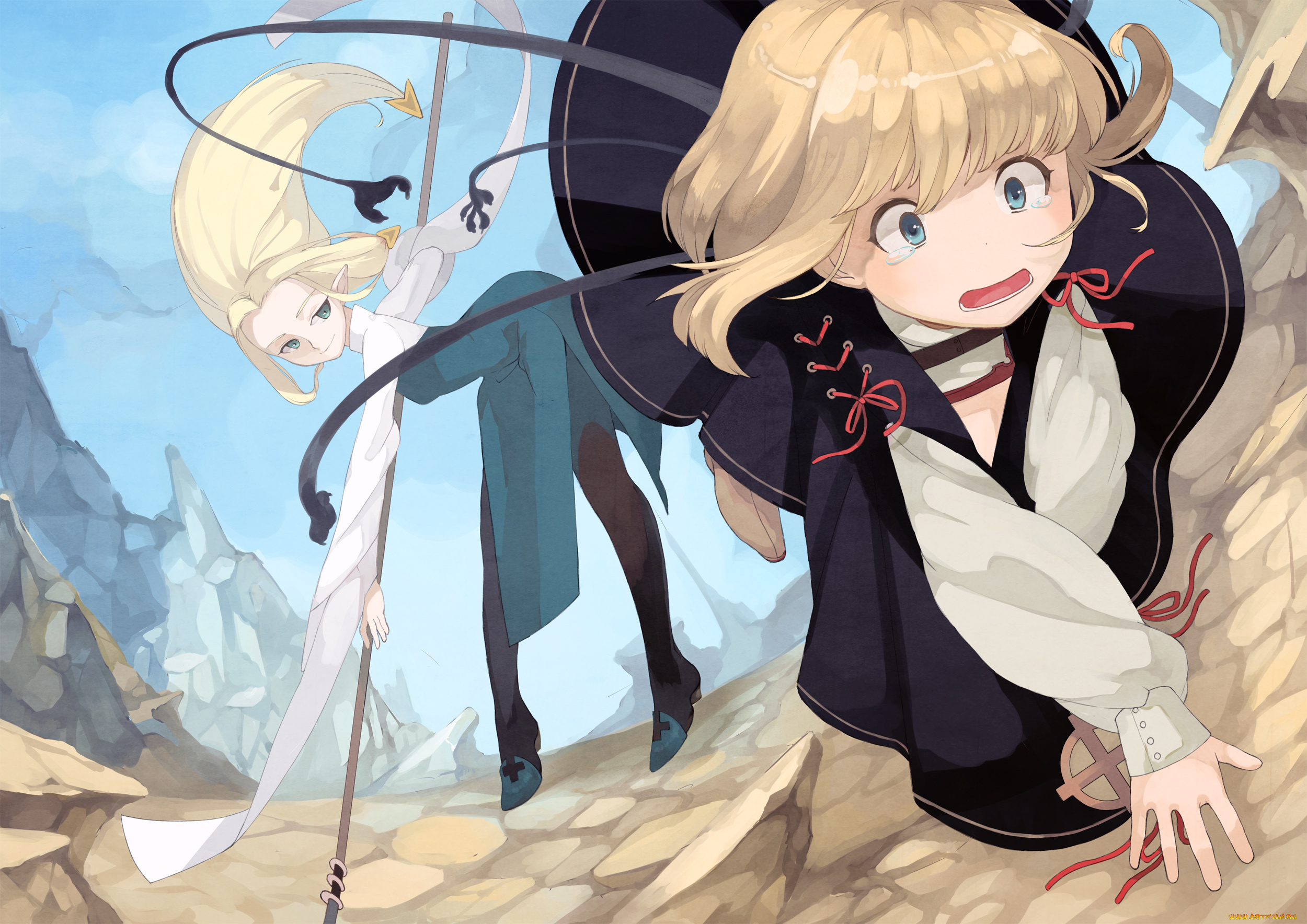 аниме, pixiv, fantasia, девушки, арт, pixiv, fantasia