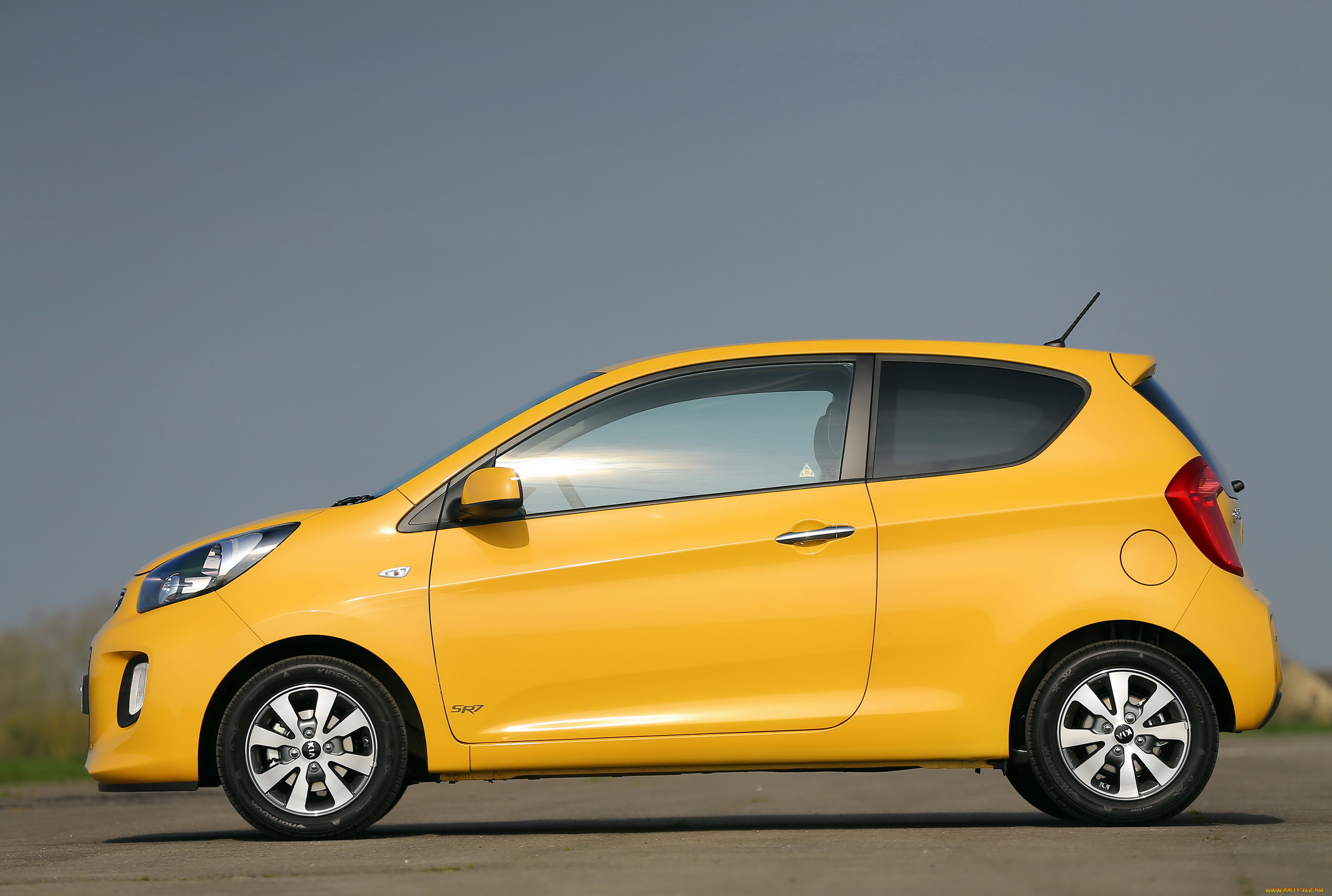автомобили, kia, picanto, sr7, ta, 2015г, желтый