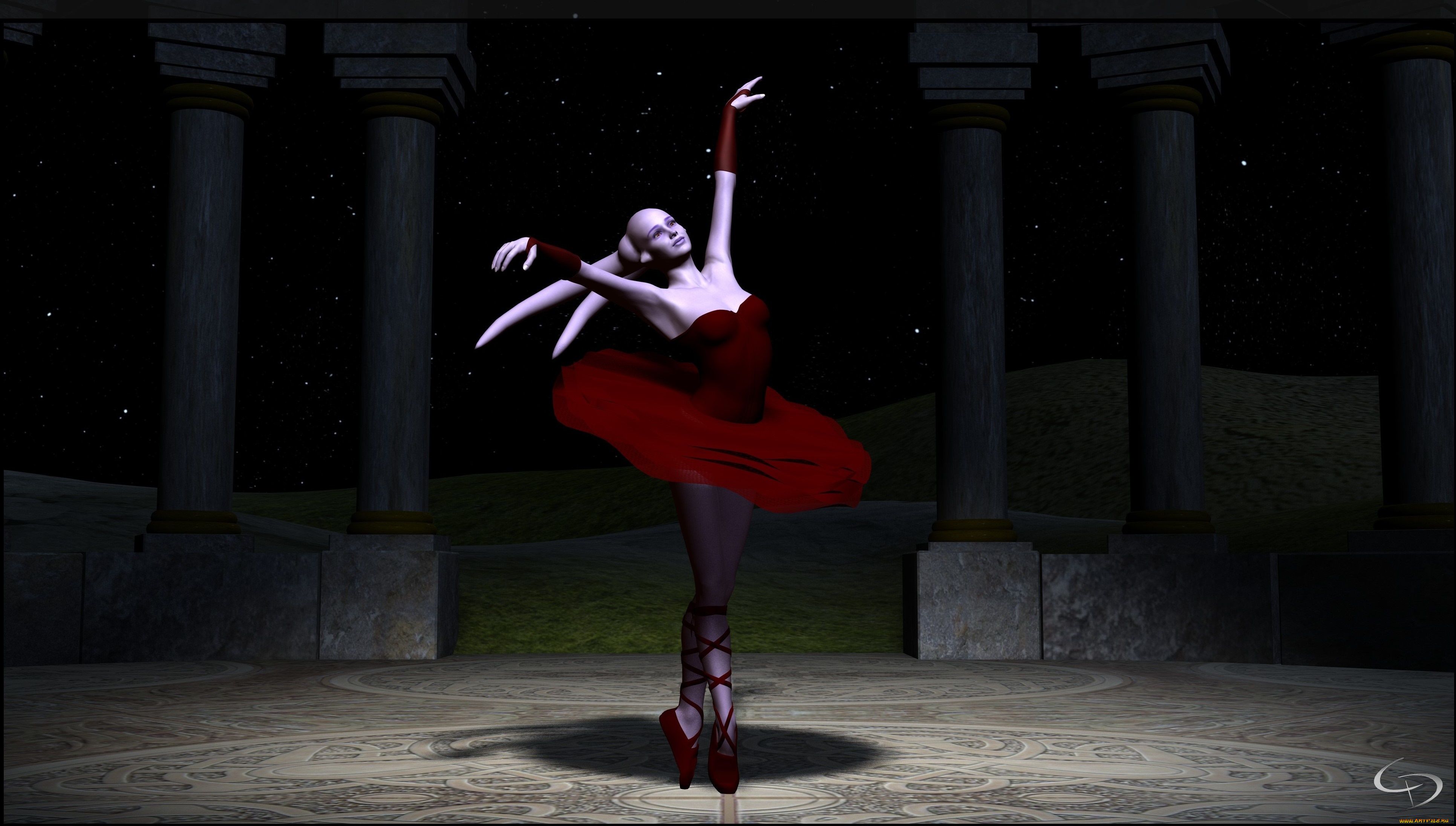 3д, графика, существа, , creatures, халк, танец