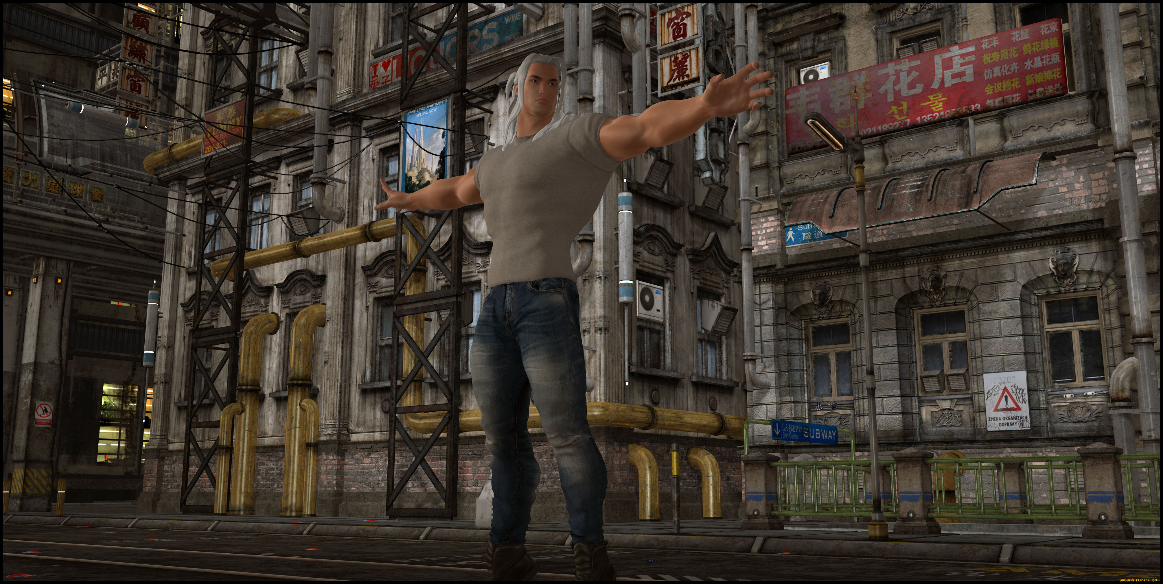 3д, графика, люди, , people, мужчина, взгляд, фон