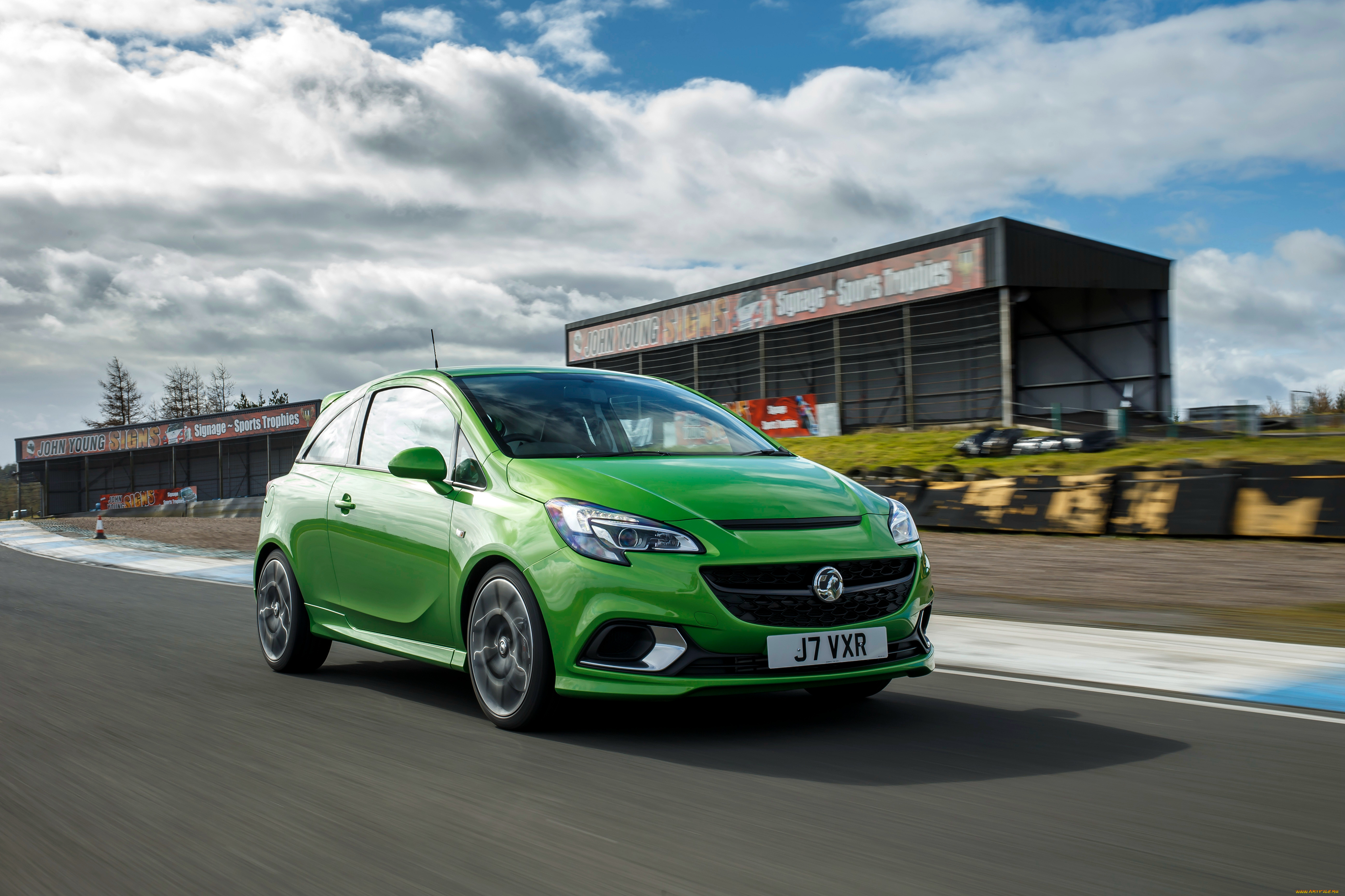 автомобили, vauxhall, corsa, vxr, e, 2015г, зеленый
