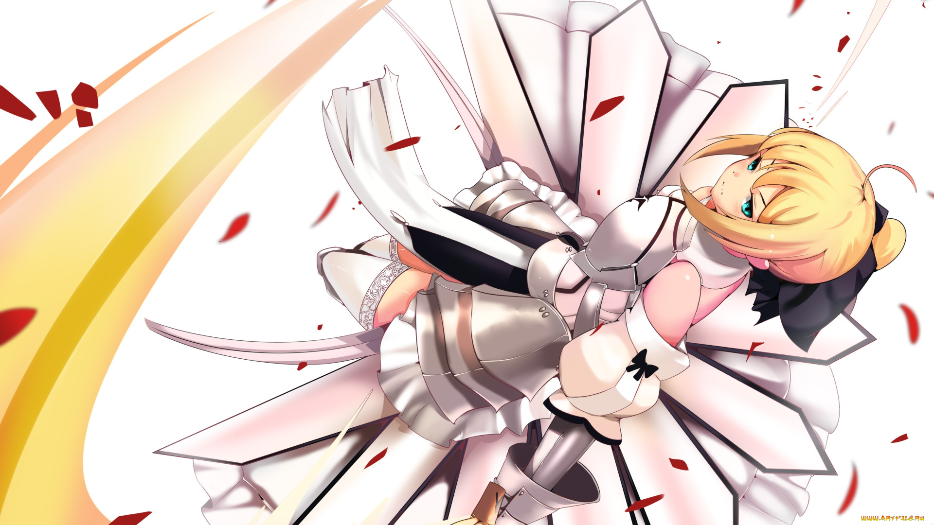 аниме, fate, stay, night, сейбер