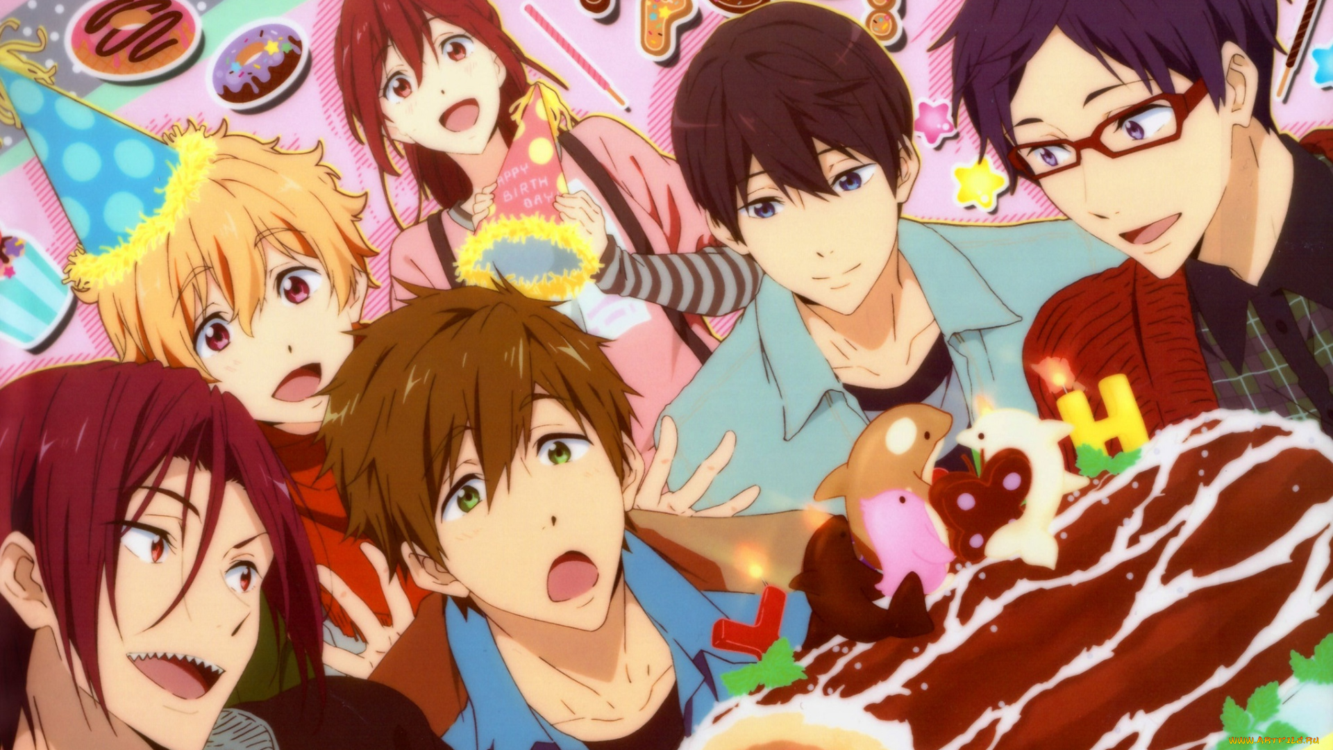 аниме, free, парни