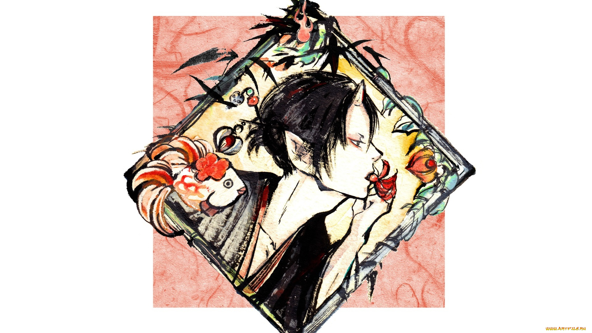 аниме, hoozuki, no, reitetsu, хозуки, демон