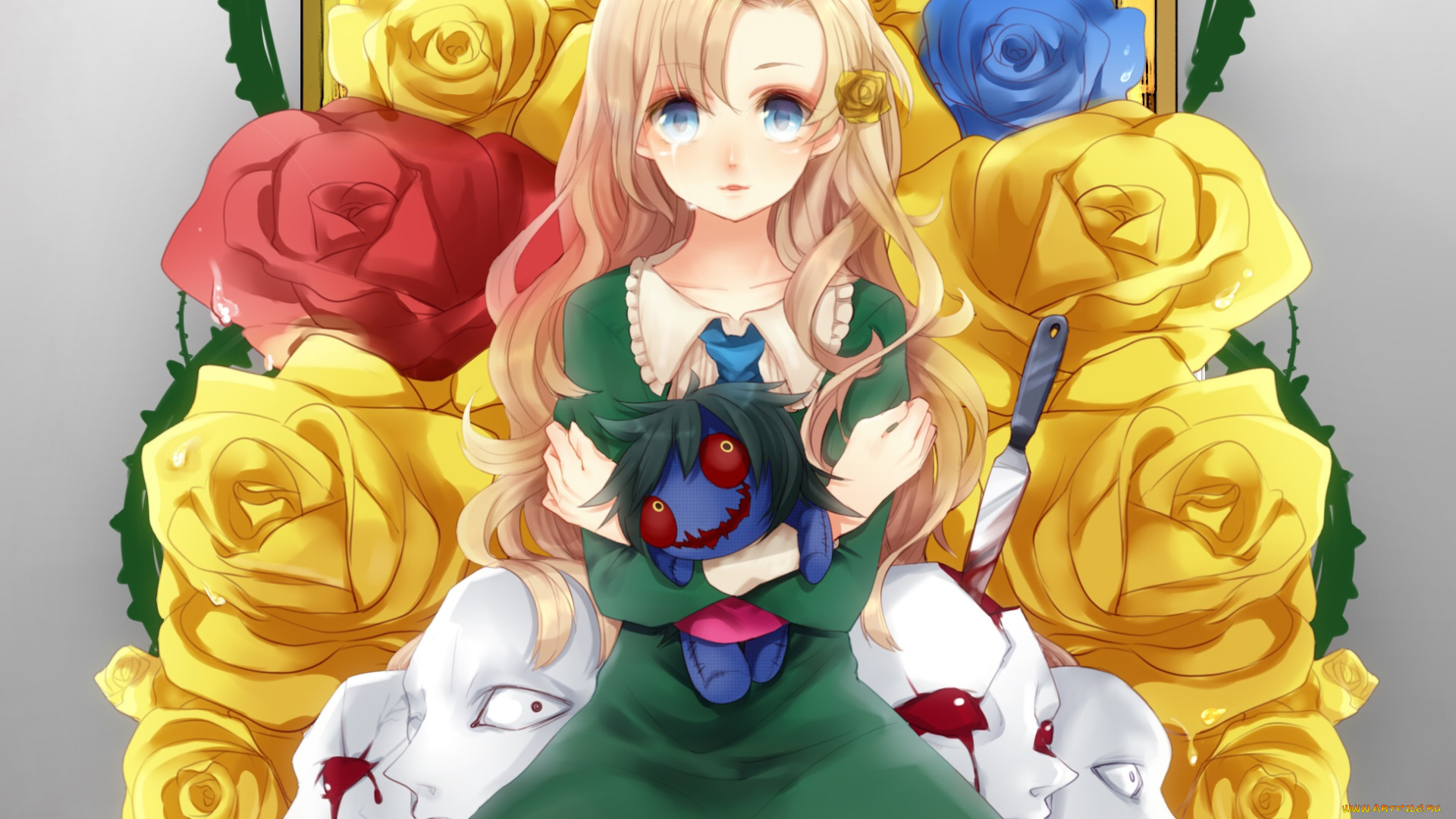 аниме, ib, иб, девочка