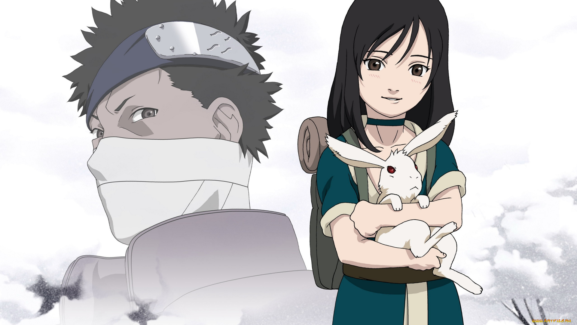 аниме, naruto, хаку, забуза