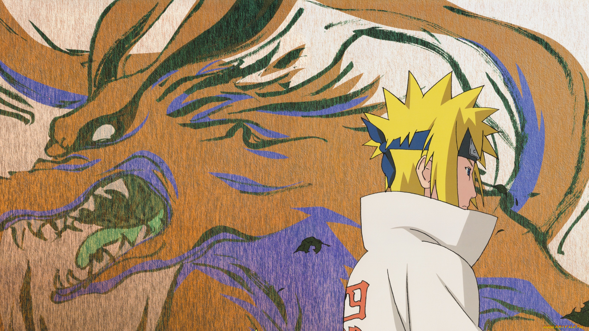 аниме, naruto, минато