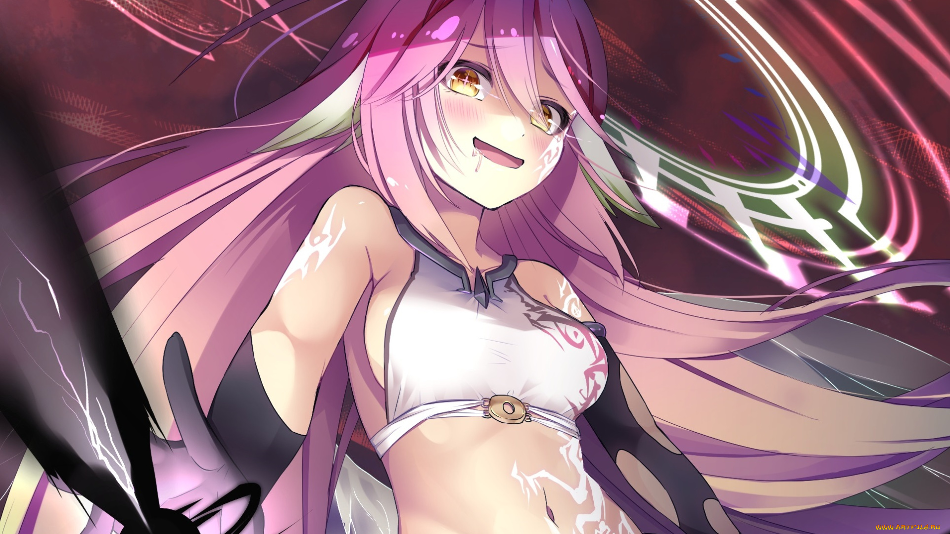 аниме, no, game, no, life, девушка