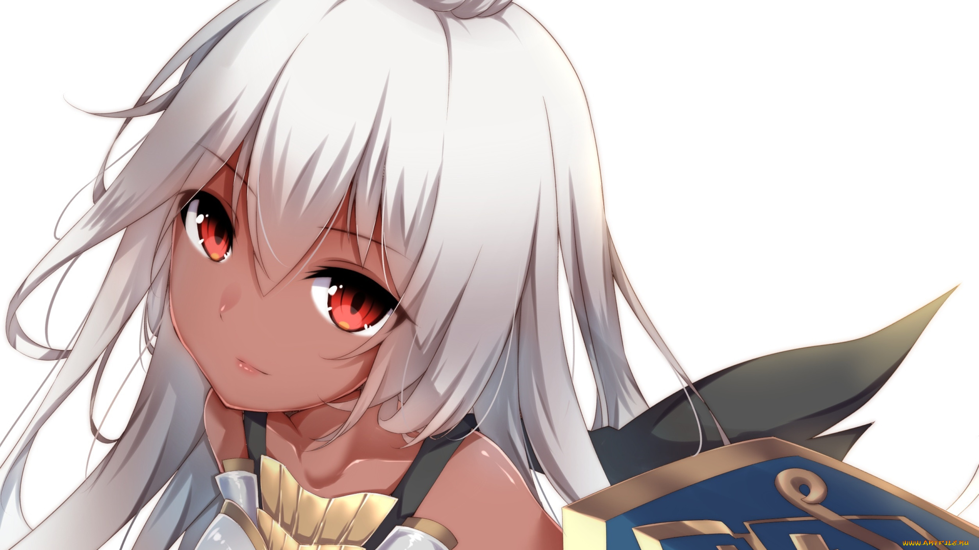 granblue, fantasy, аниме, unknown, , другое, взгляд, девушка, фон