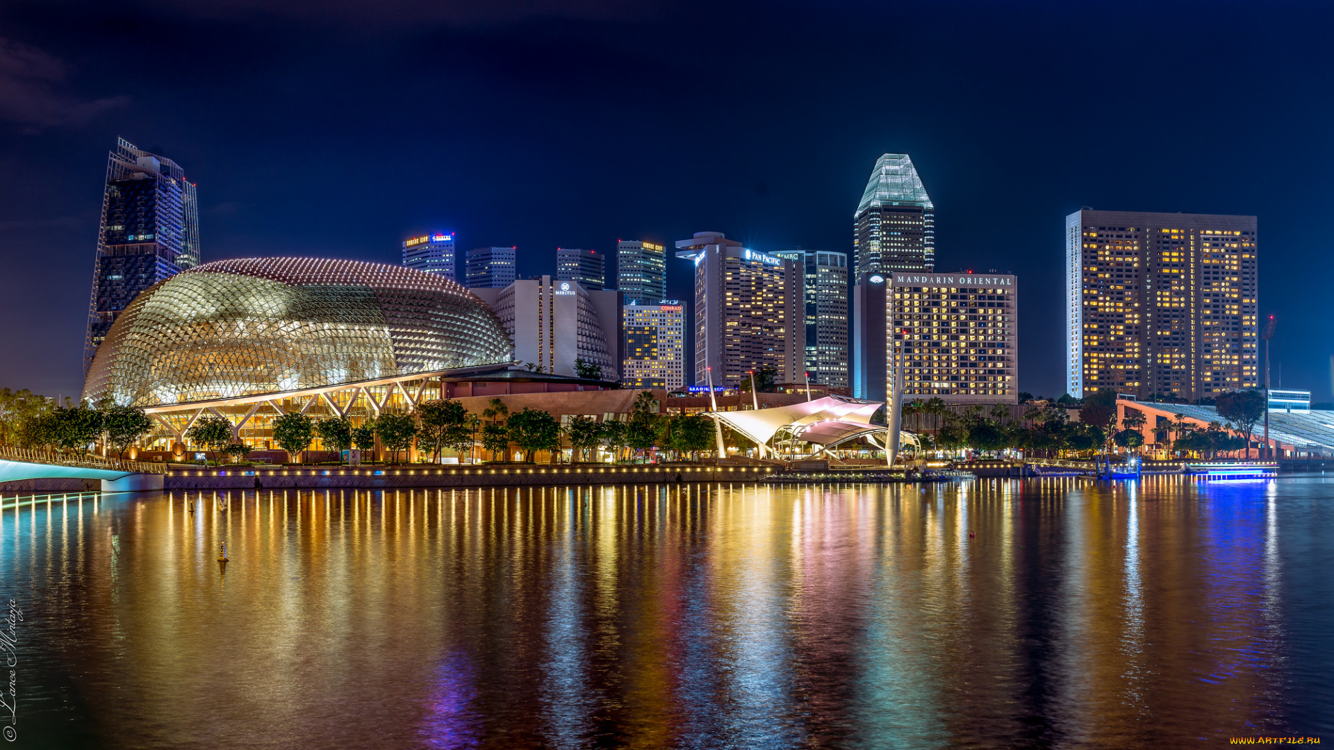 singapore, города, сингапур, , сингапур, ночь