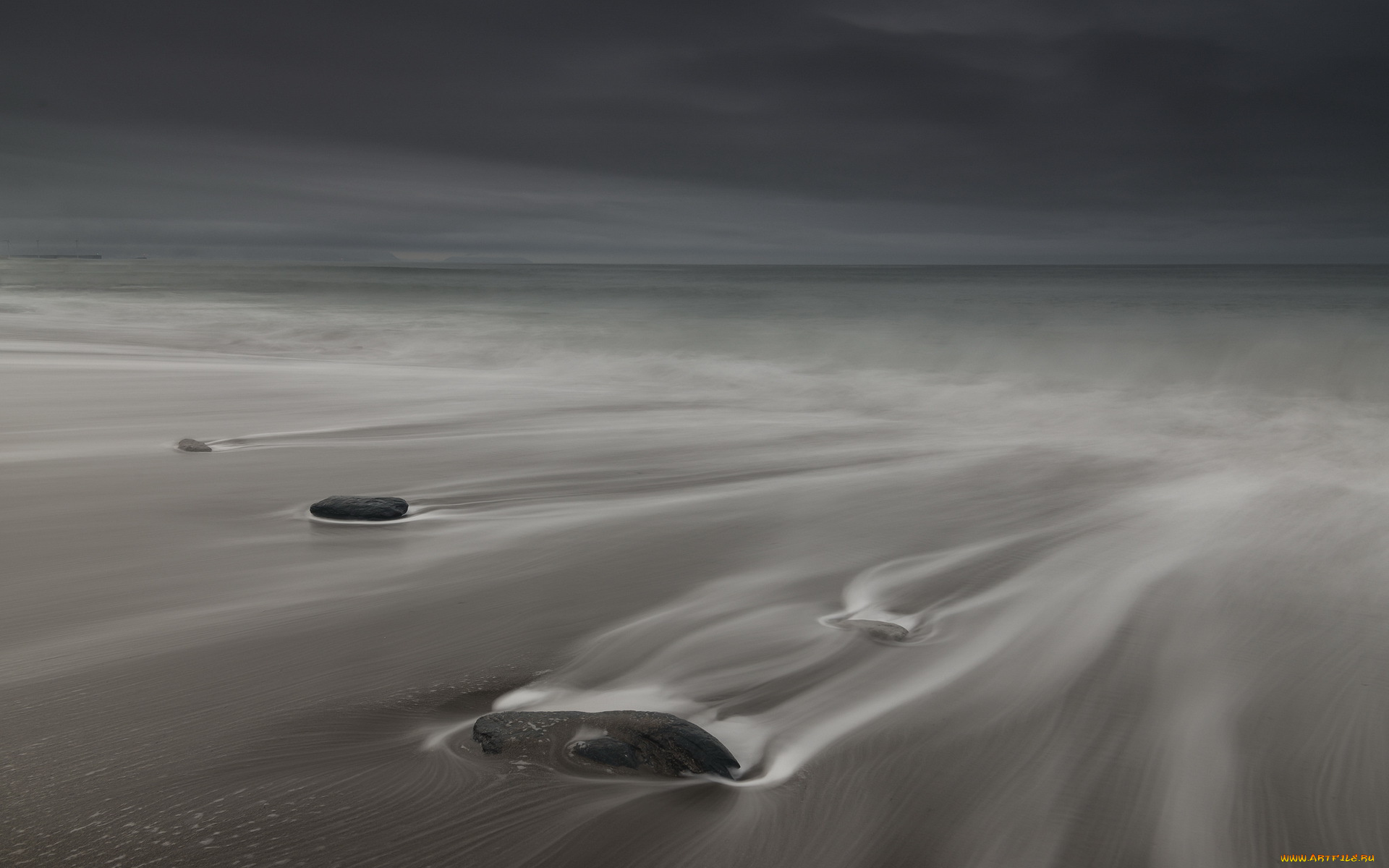 природа, побережье, море, камни, пейзаж