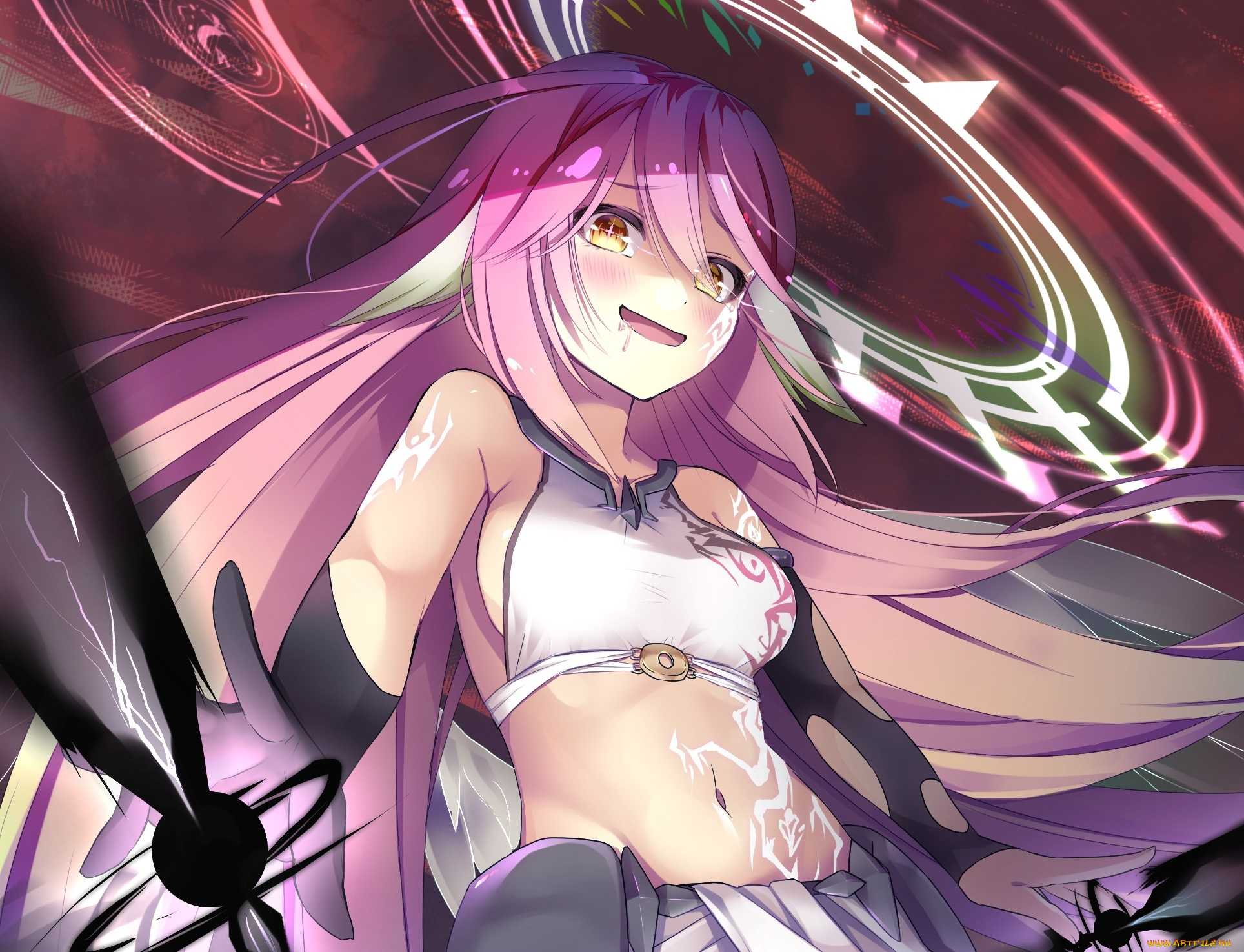 аниме, no, game, no, life, девушка