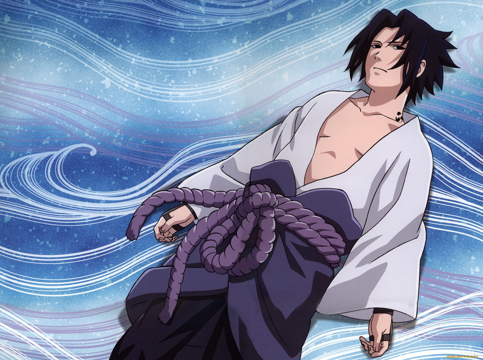 аниме, naruto, саске