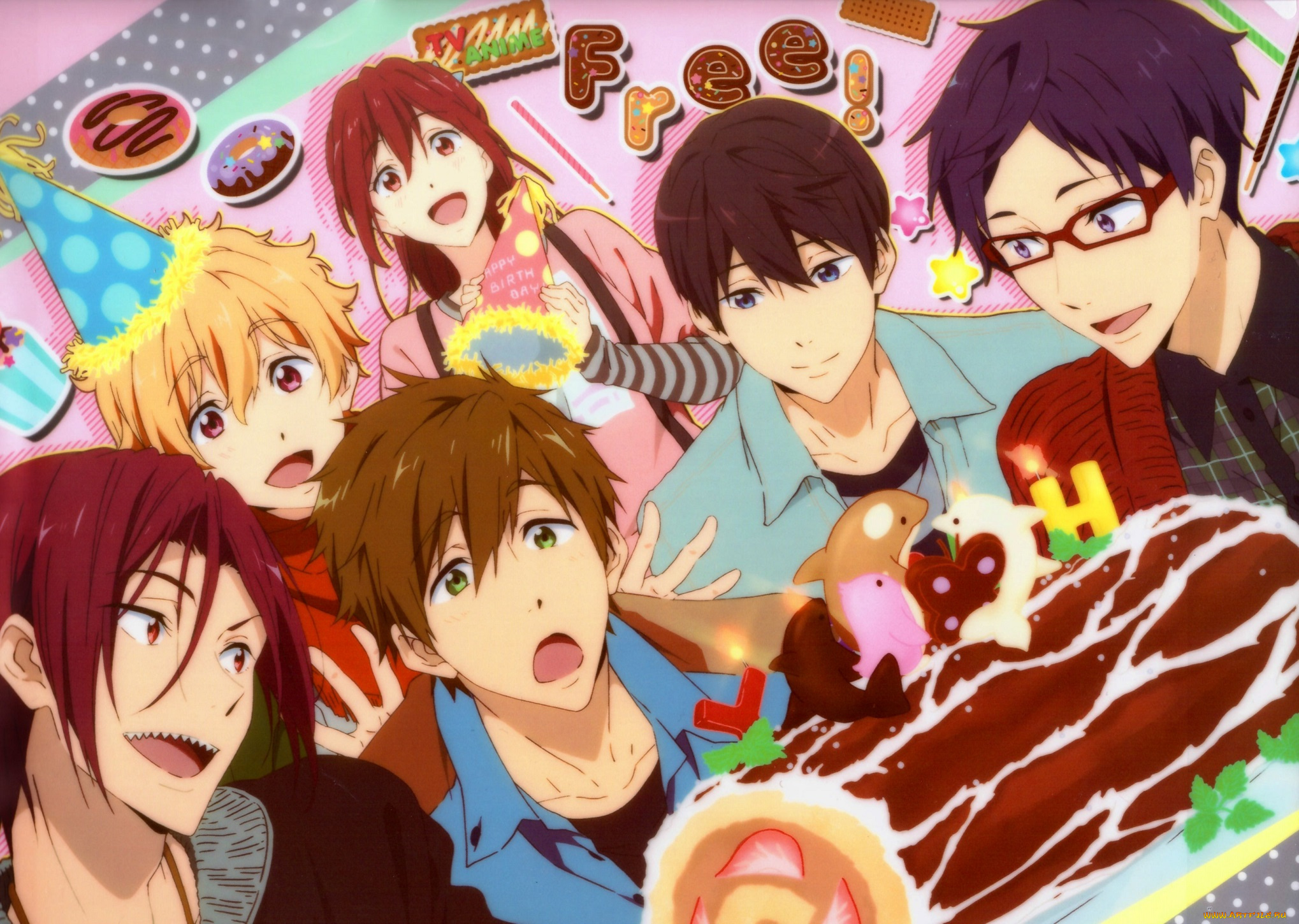 аниме, free, парни