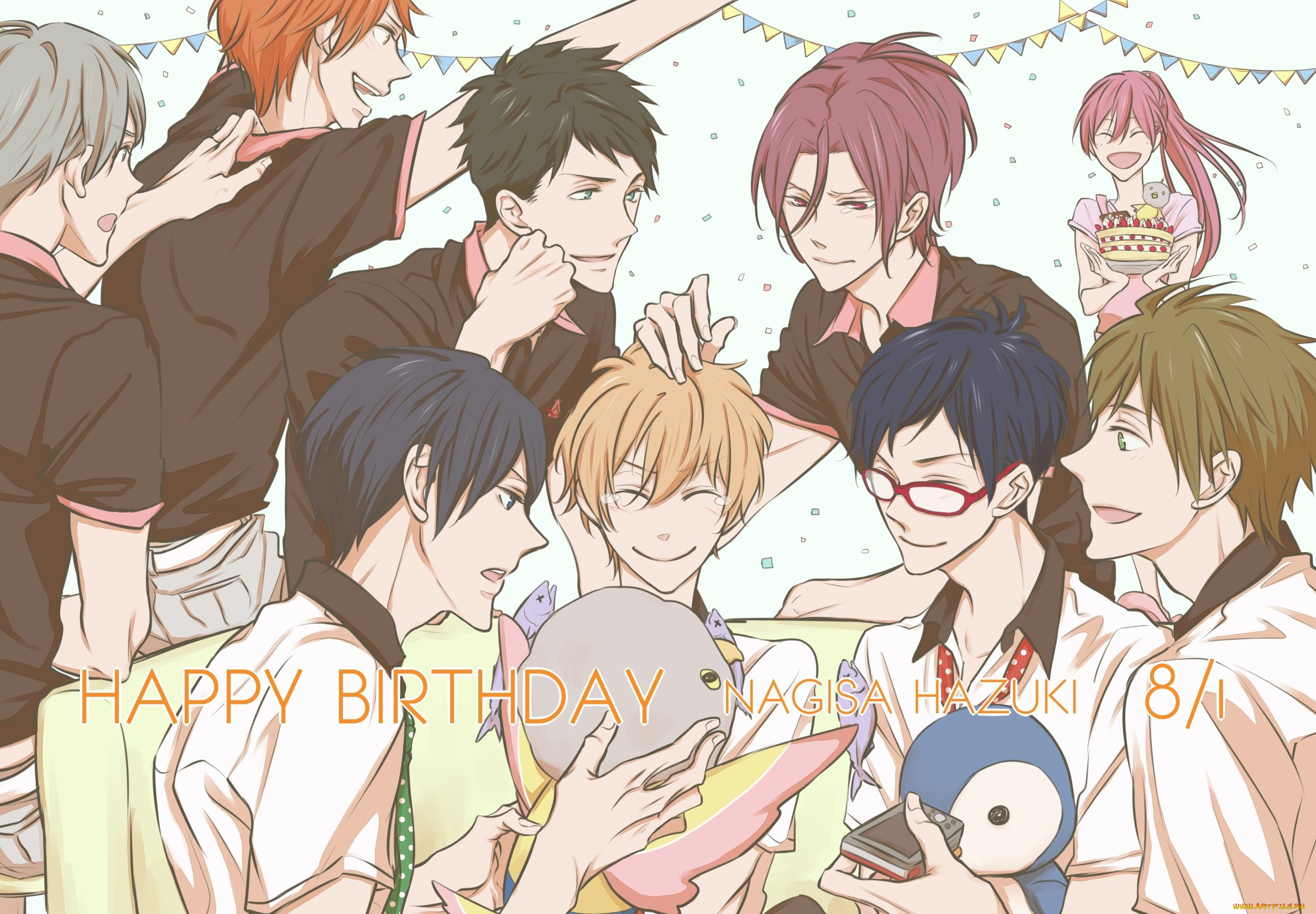 аниме, free, парни