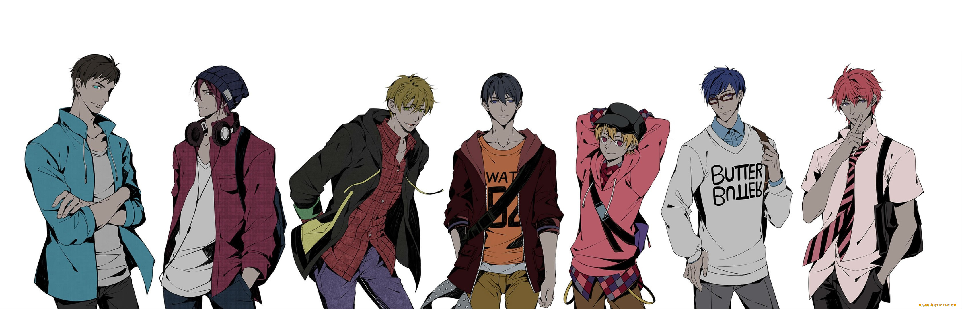 аниме, free, парни