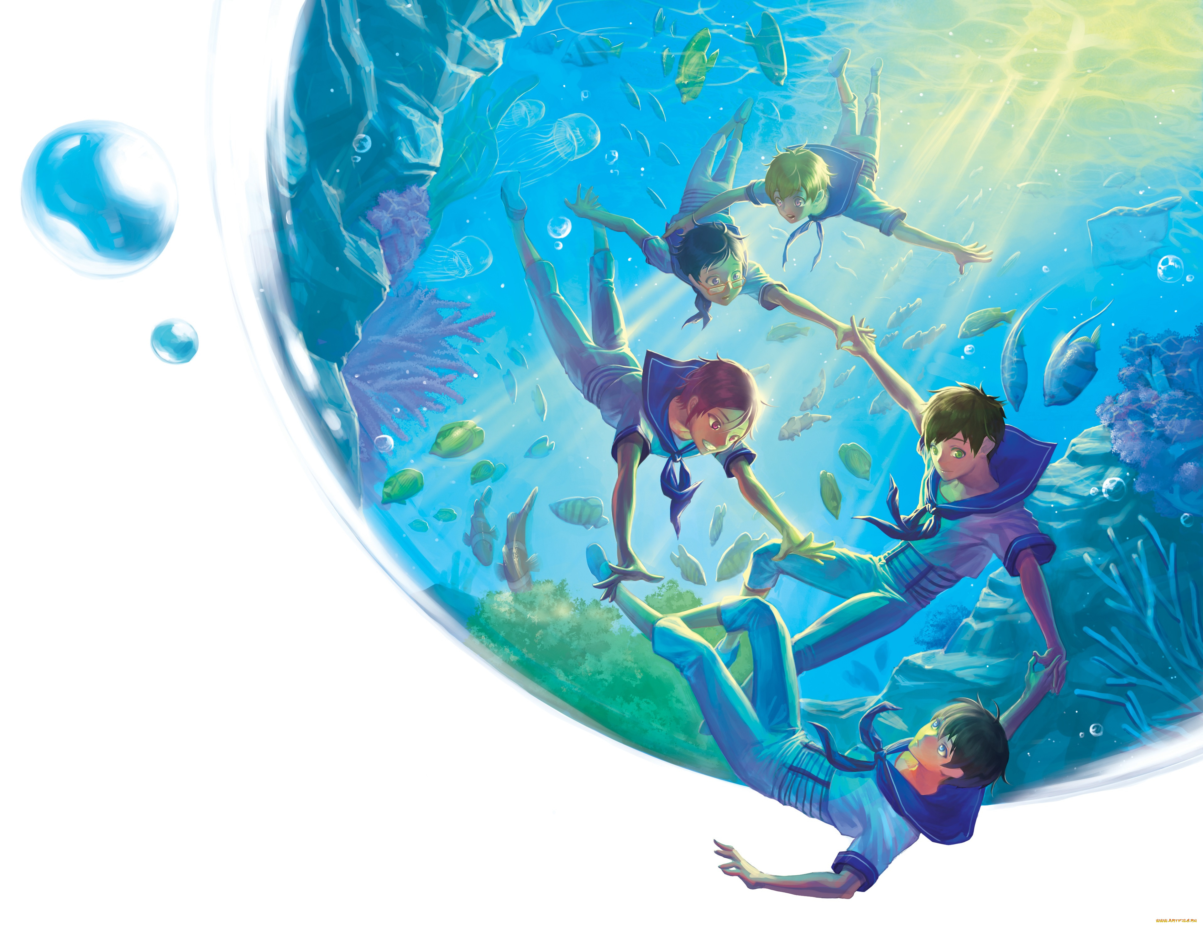 аниме, free, парни