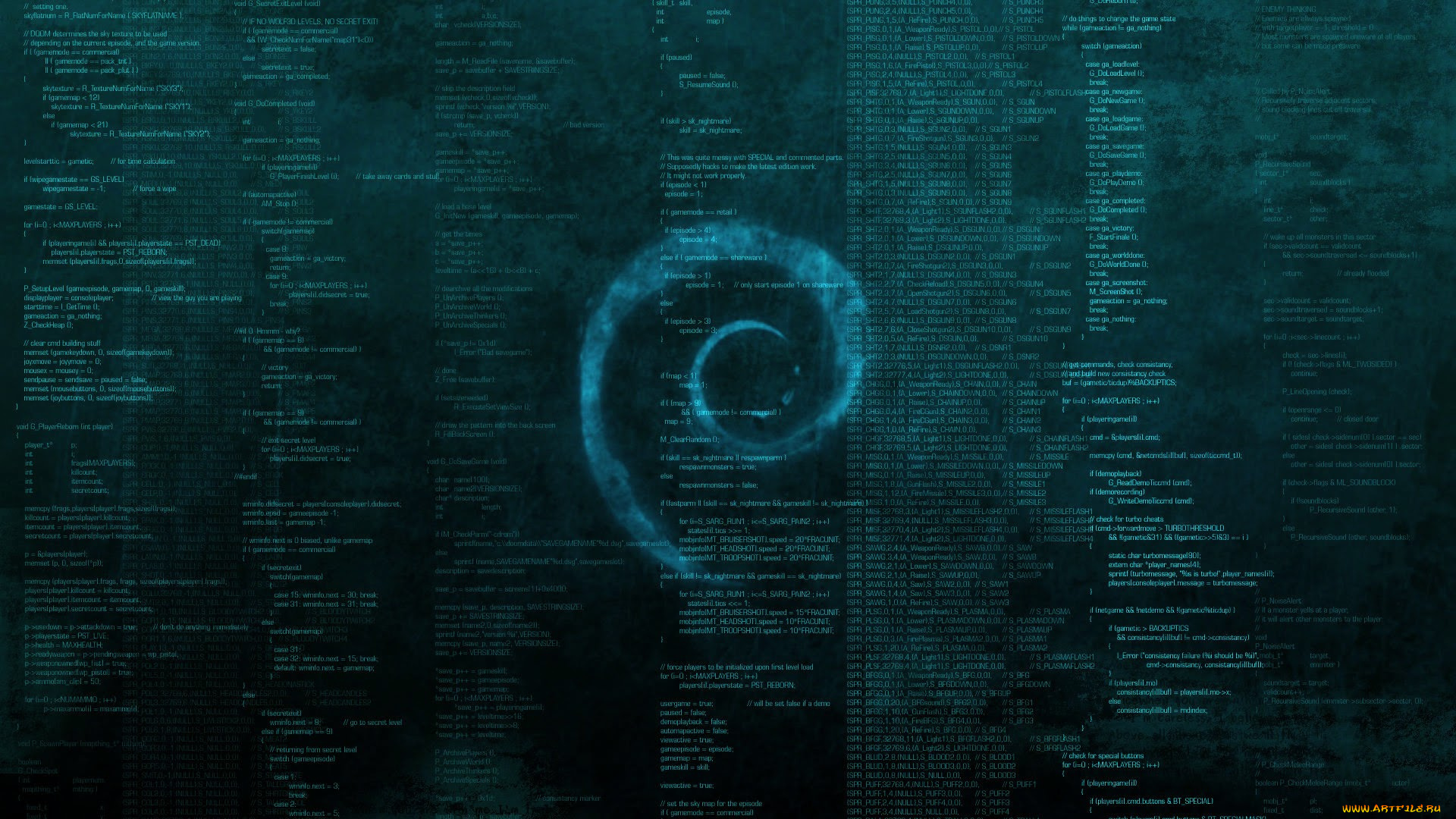 компьютеры, debian, фон, логотип