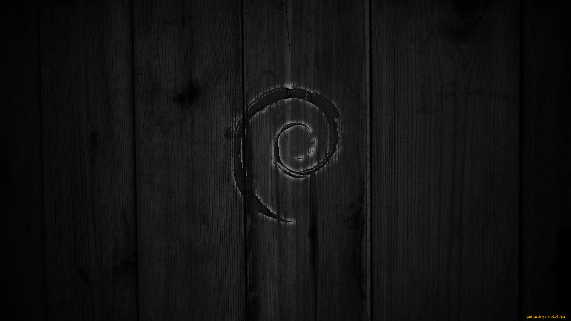компьютеры, debian, логотип, фон