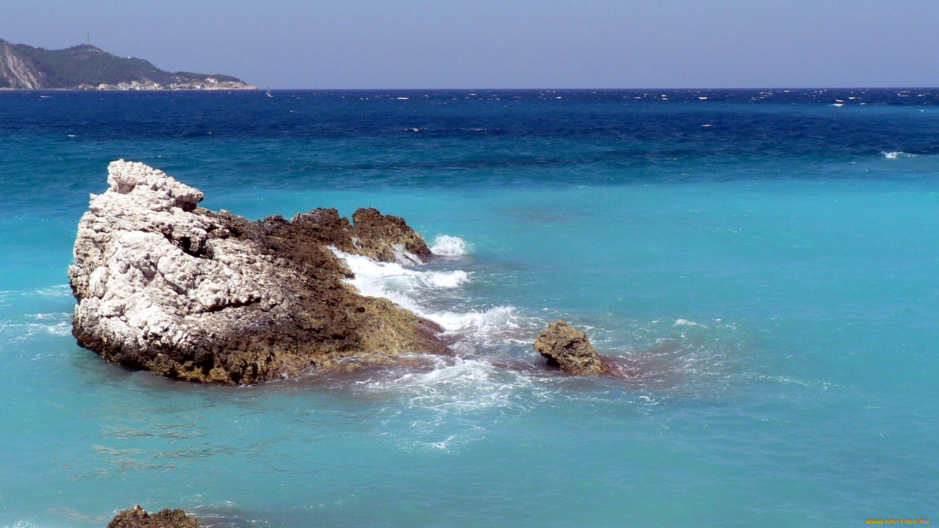 природа, побережье, скалы, море