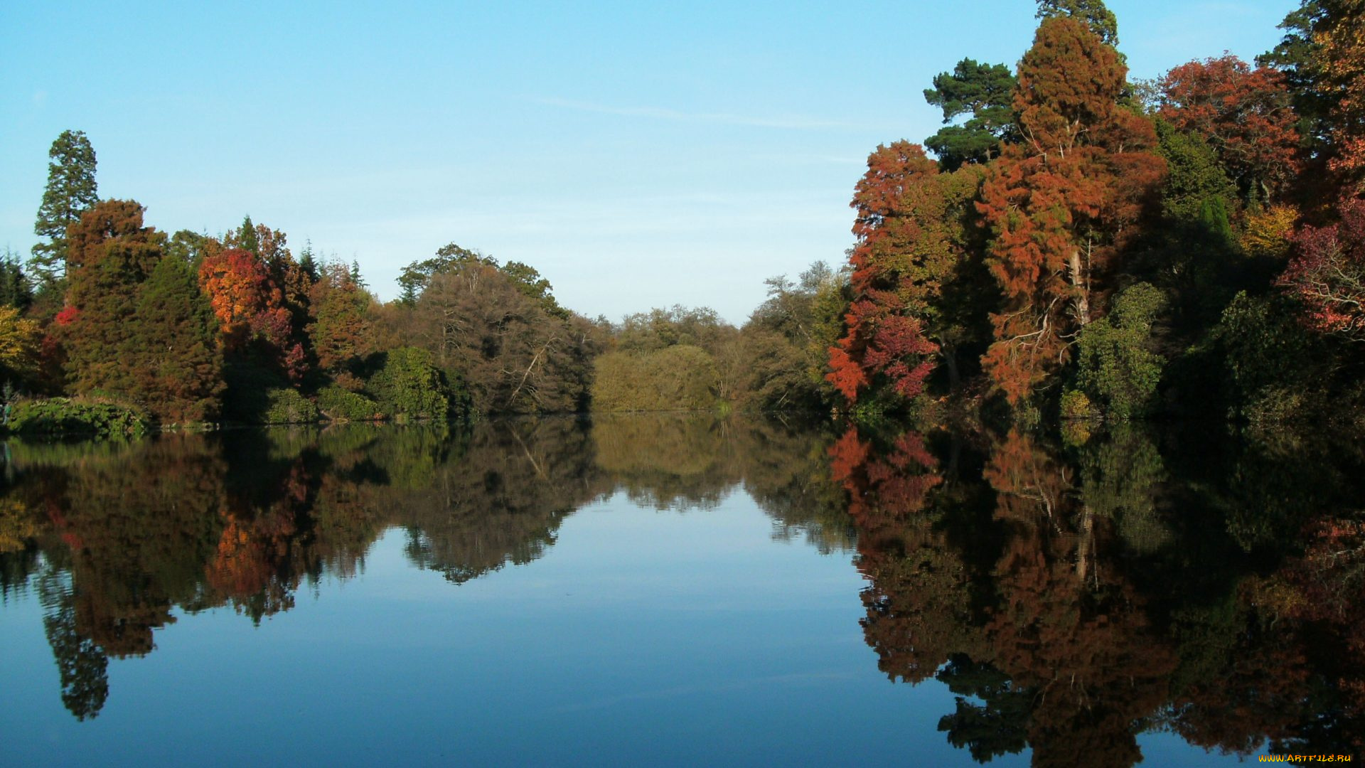 природа, реки, озера, осень