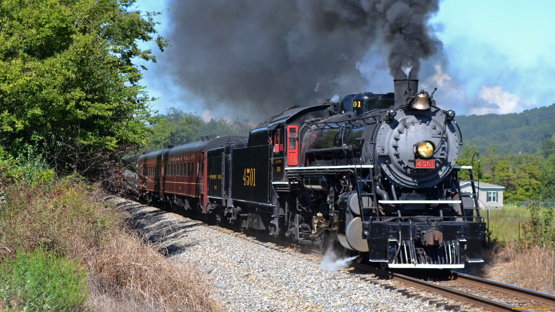 техника, паровозы, состав, локомотив