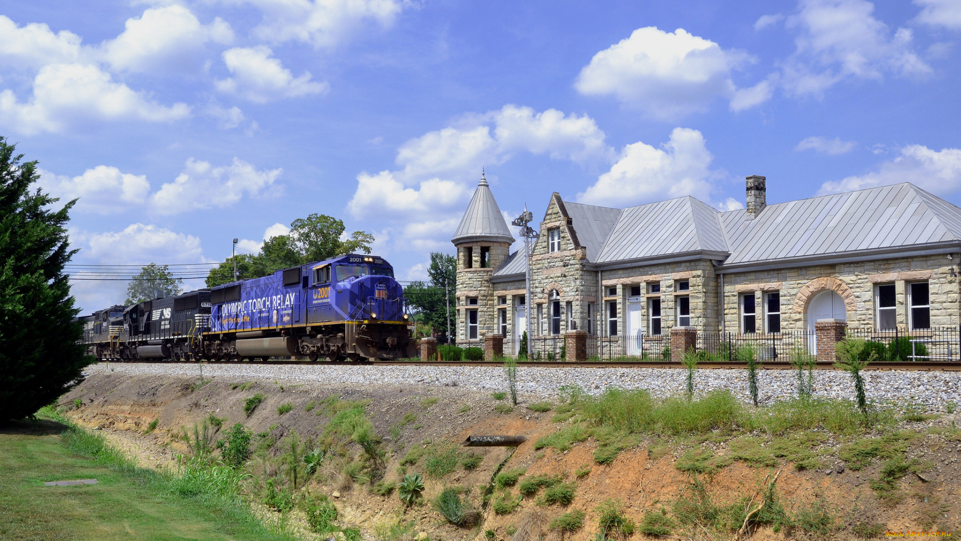 техника, поезда, состав, локомотив