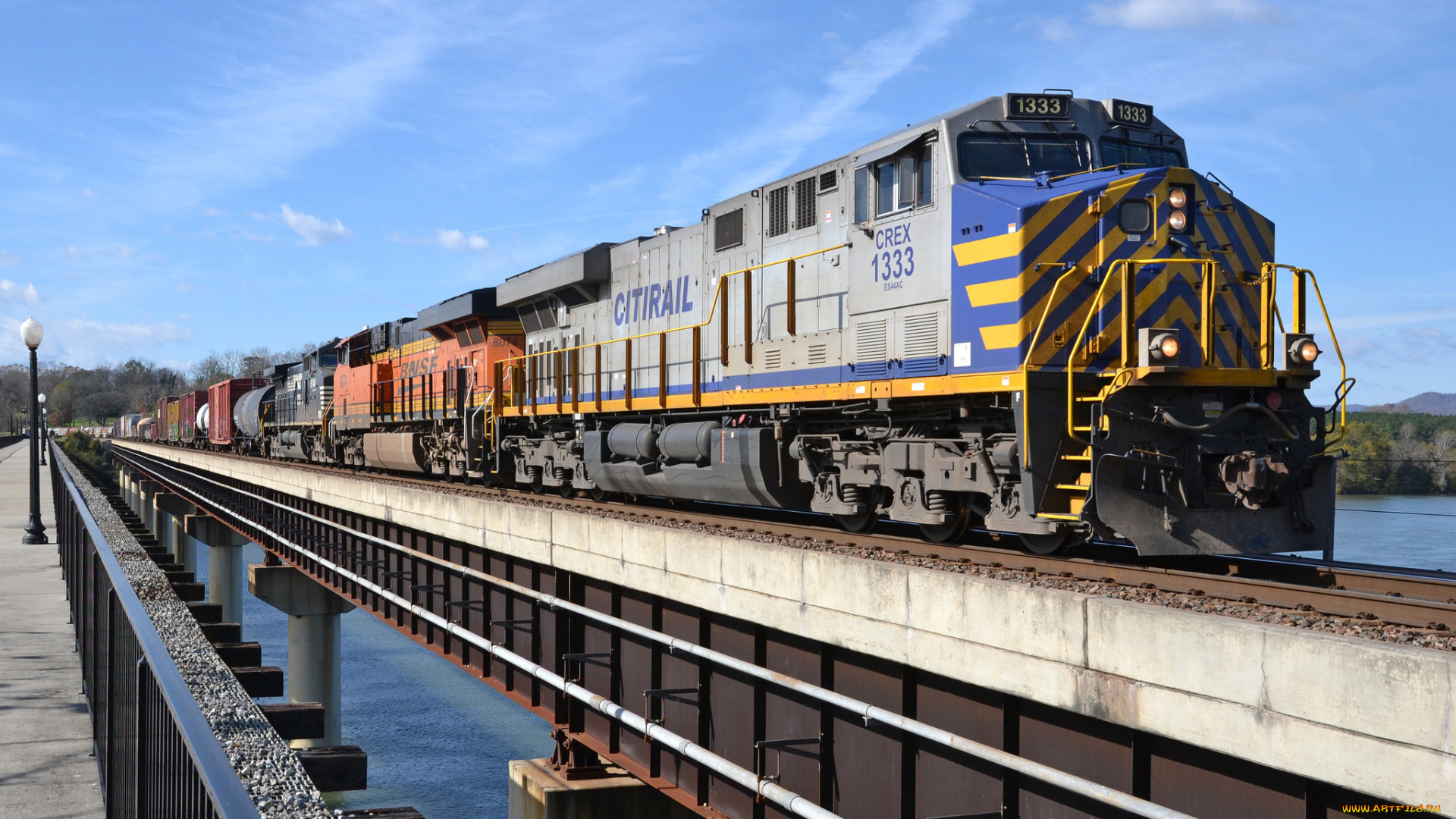 техника, поезда, состав, локомотив