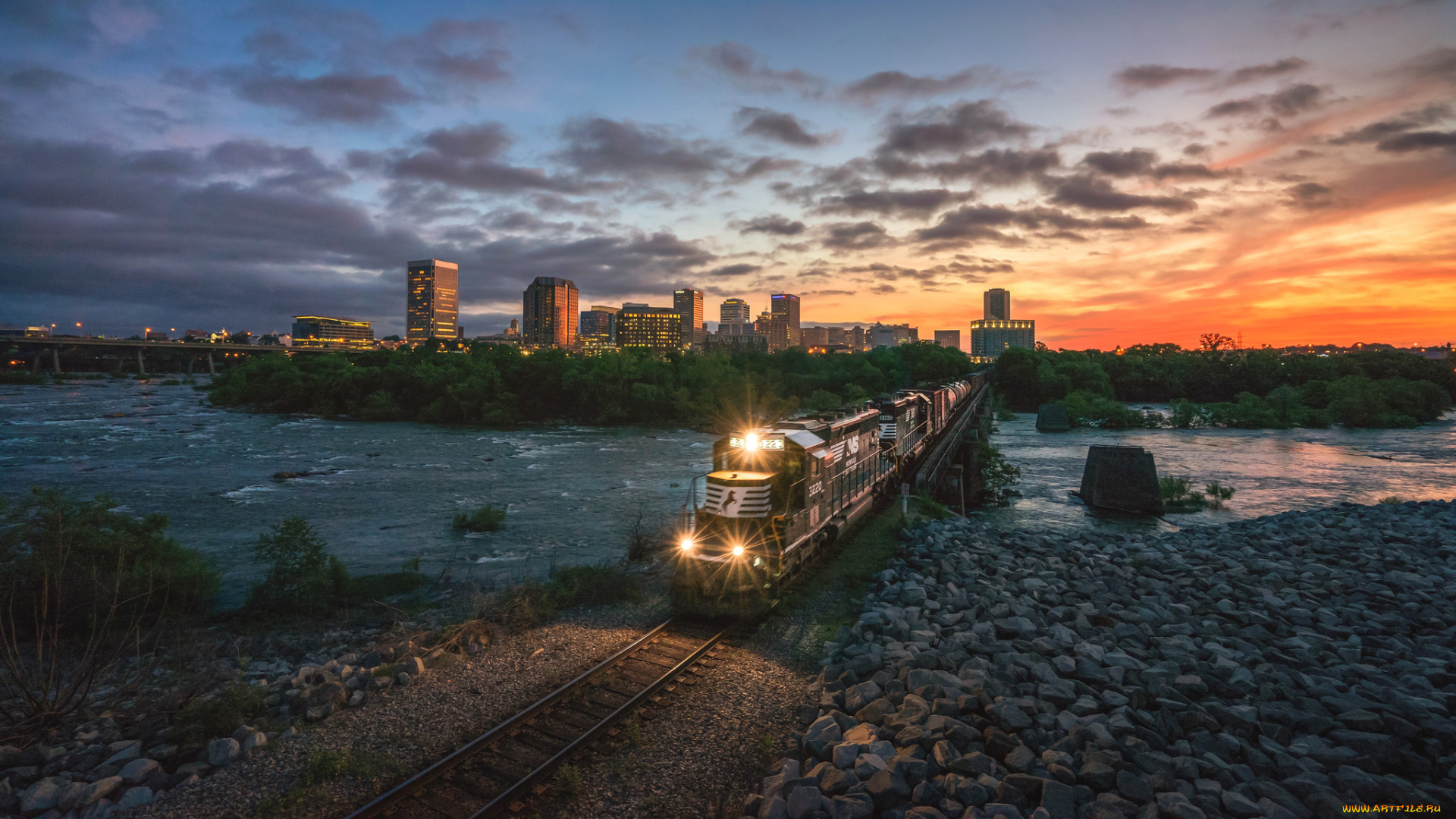 техника, поезда, состав, локомотив