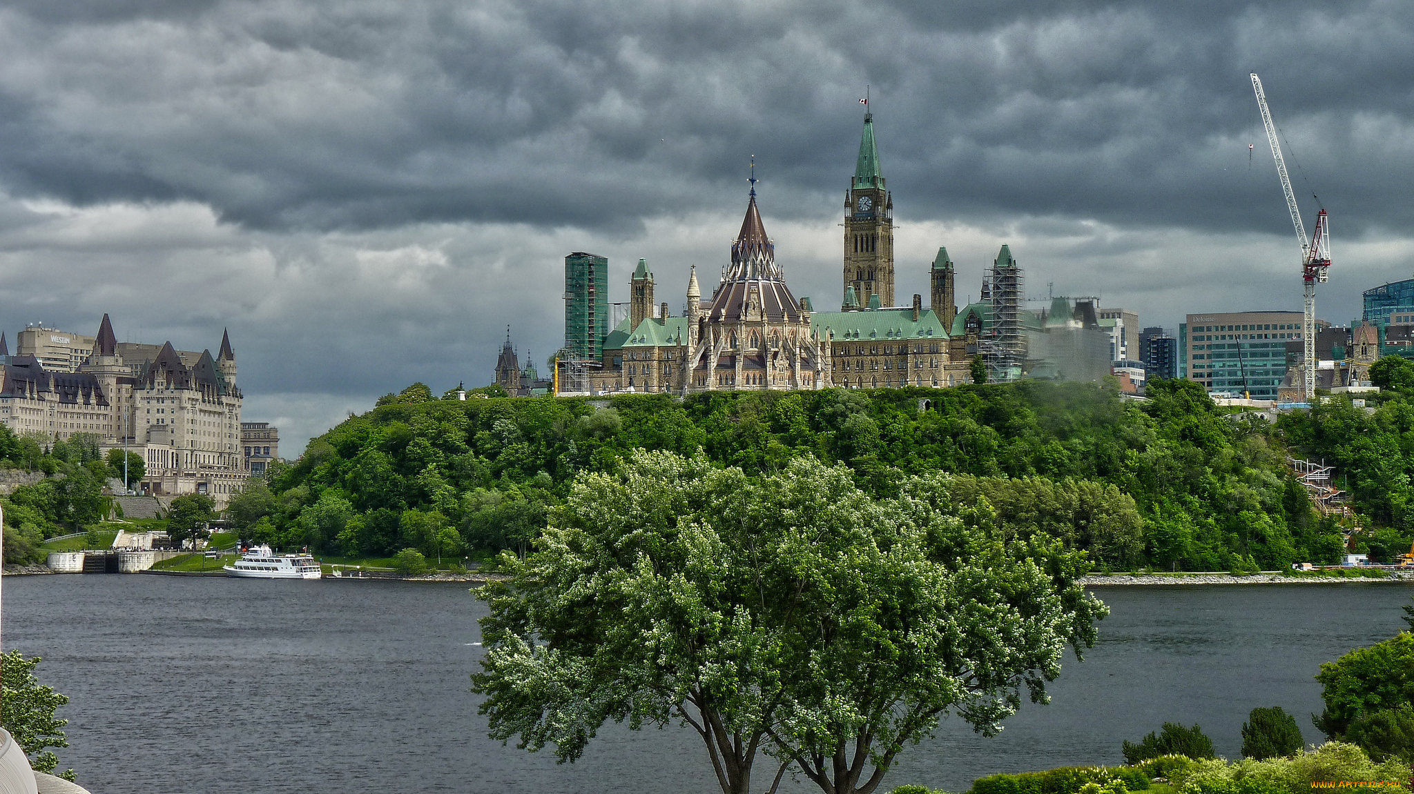 parlamento, otawa, города, оттава, , канада, архетектура
