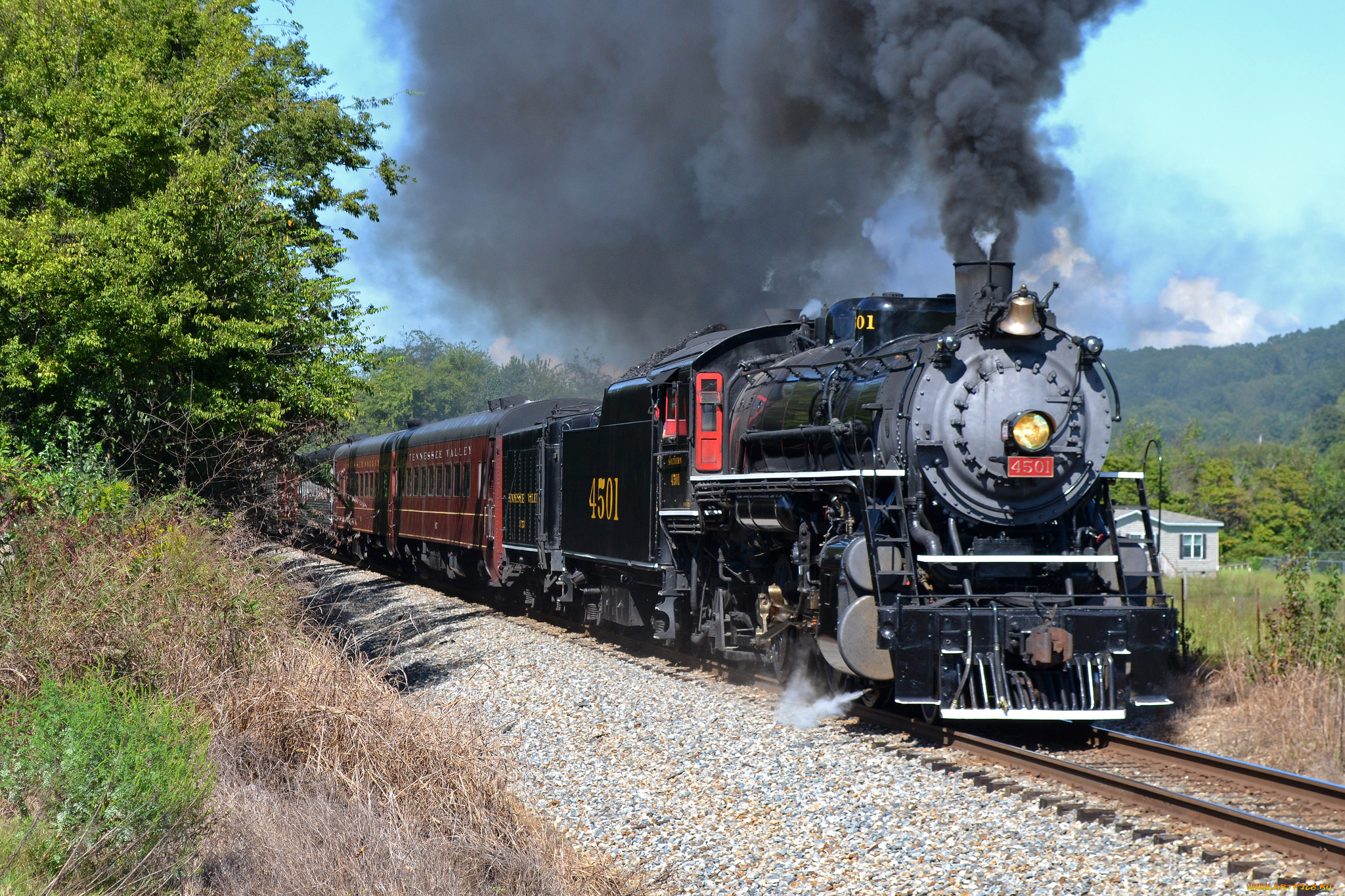 техника, паровозы, состав, локомотив