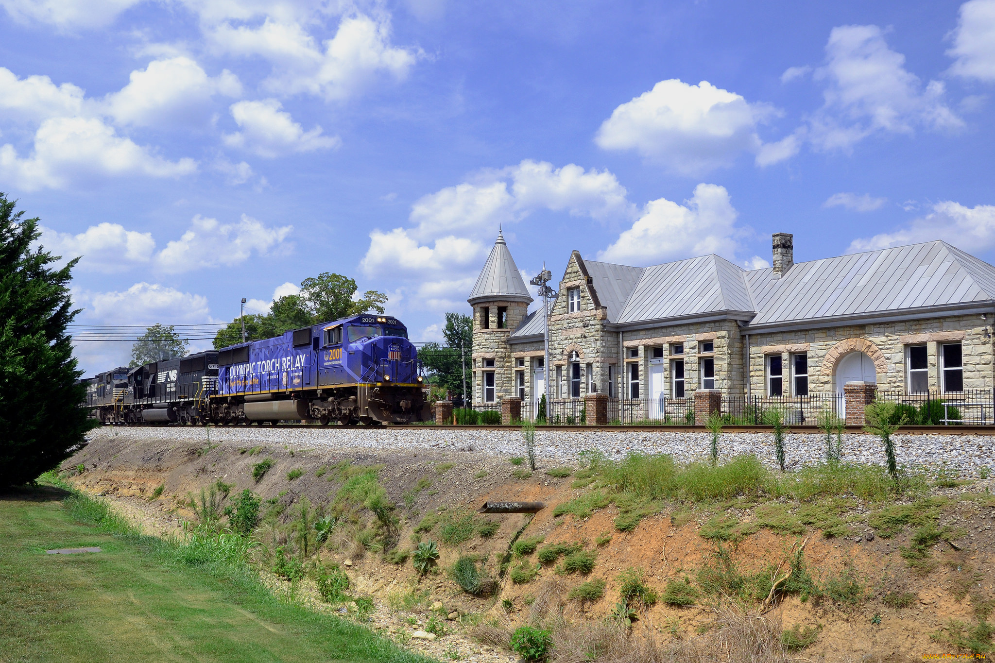 техника, поезда, состав, локомотив