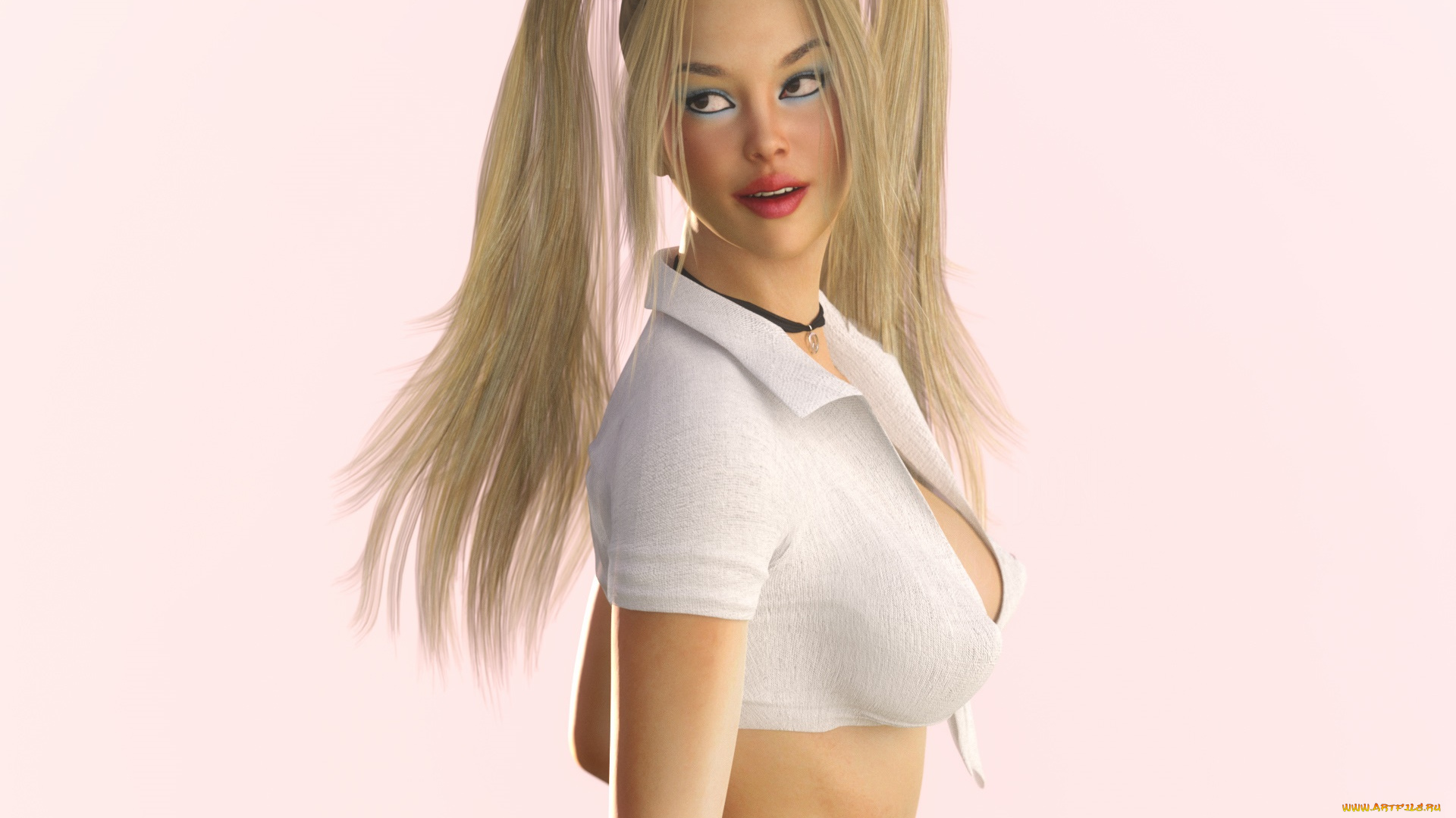 3д, графика, люди, , people, девушка, взгляд, фон