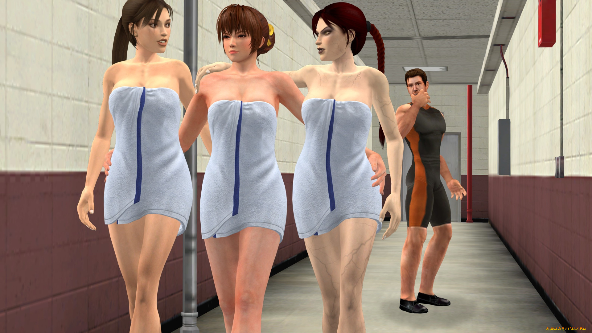 3д, графика, люди, , people, фон, взгляд, девушки