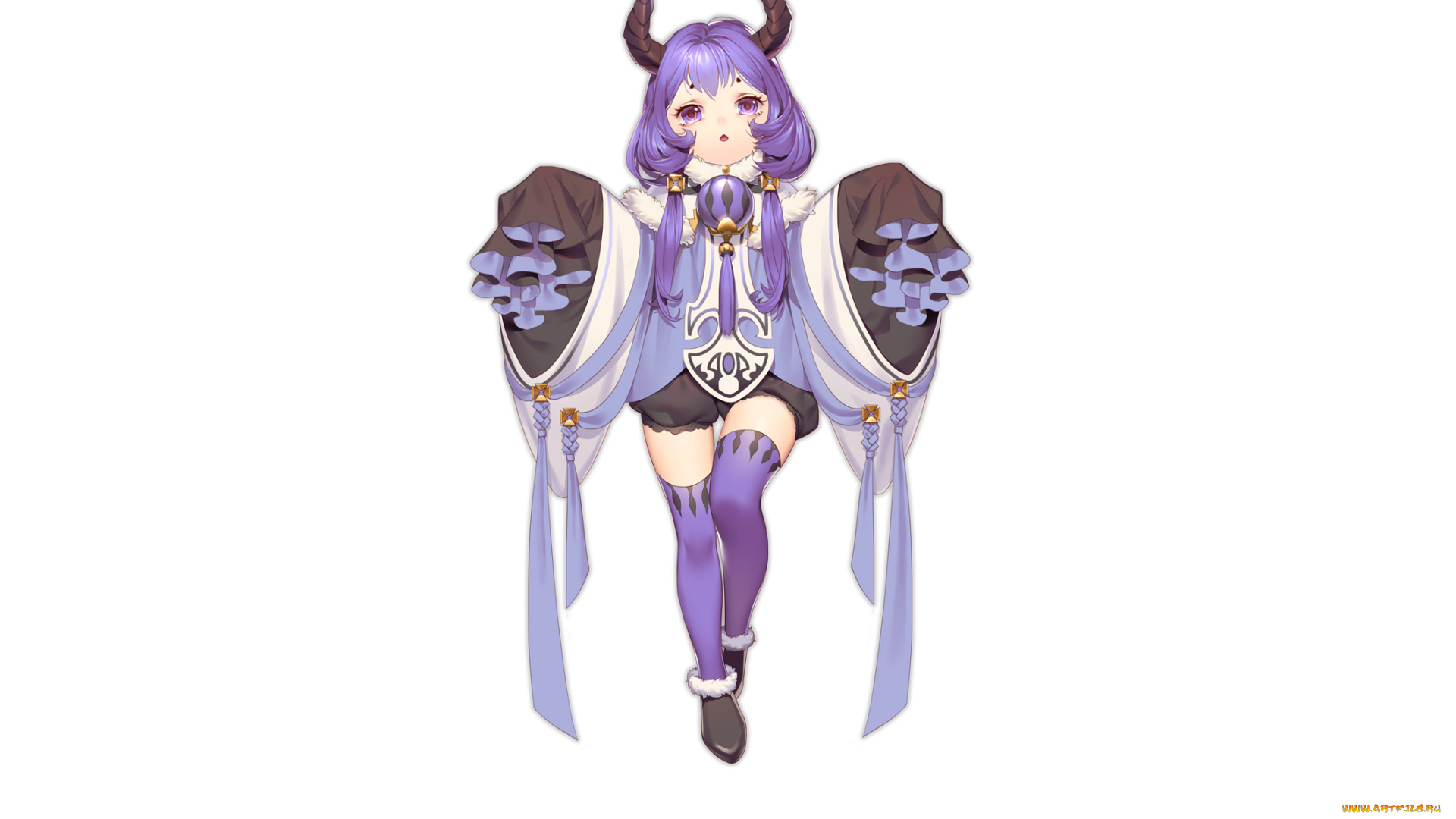 аниме, животные, , существа, фон, взгляд, девушка