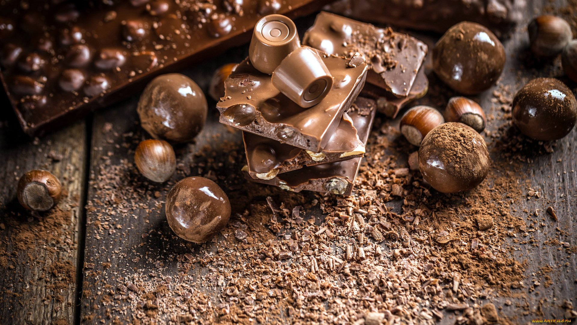 еда, конфеты, , шоколад, , сладости, шоколад, орехи