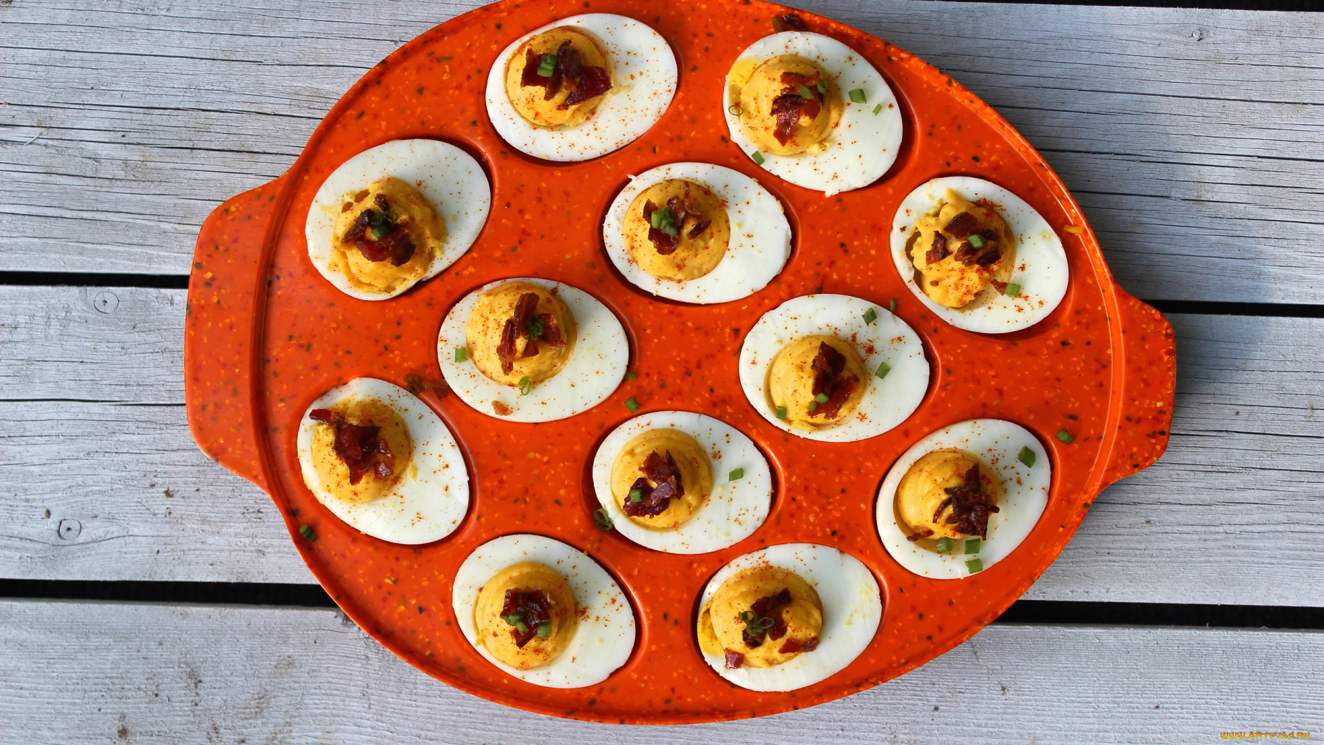 еда, Яичные, блюда, фаршированные, яйца