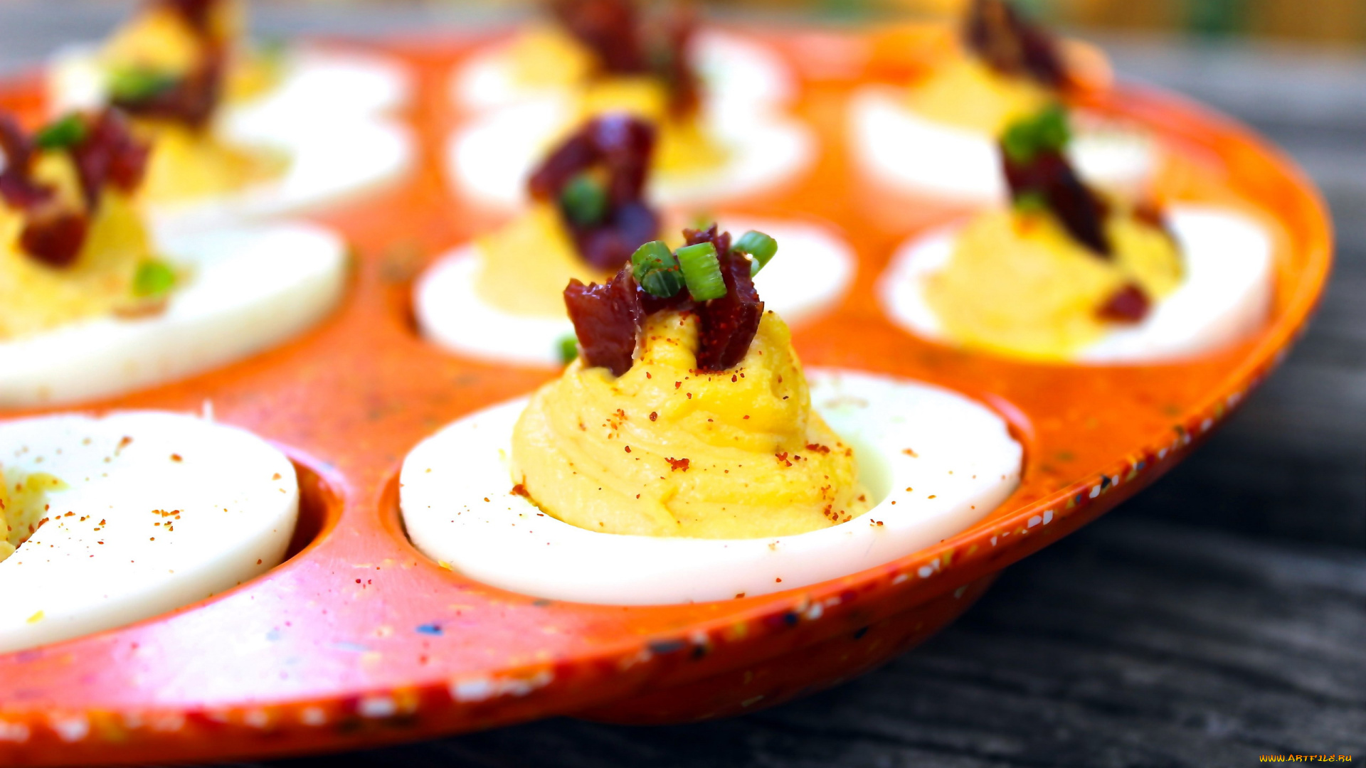 еда, Яичные, блюда, яйца, фаршированные