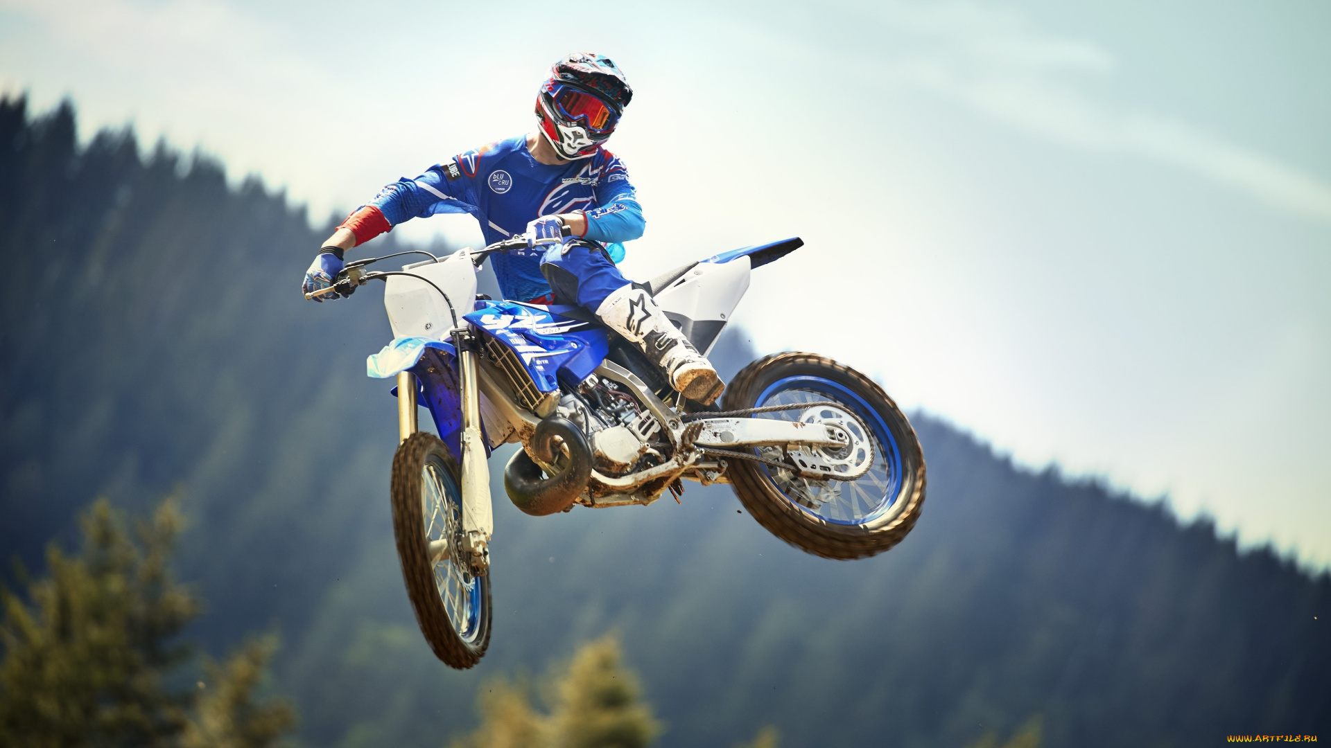 спорт, мотокросс, скорость, гонки