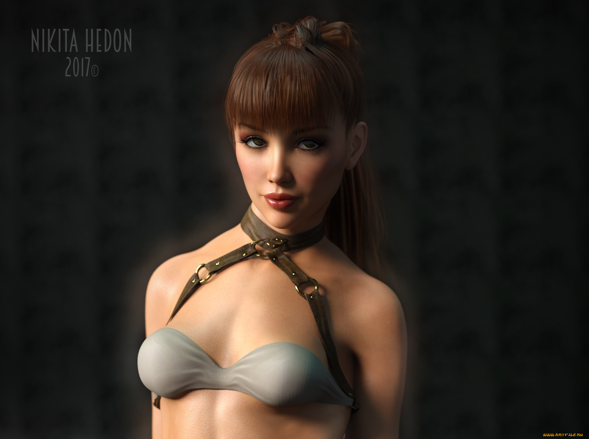 3д, графика, люди, , people, девушка, взгляд, фон