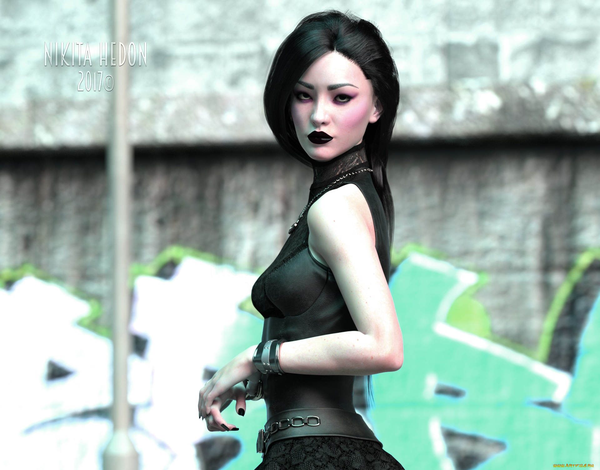 3д, графика, люди, , people, взгляд, девушка, фон