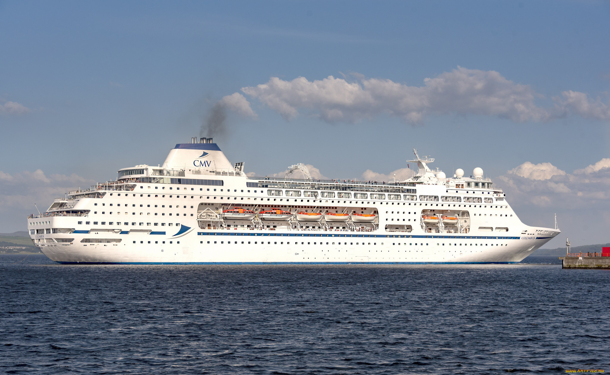 mv, columbus, корабли, лайнеры, круиз, лайнер