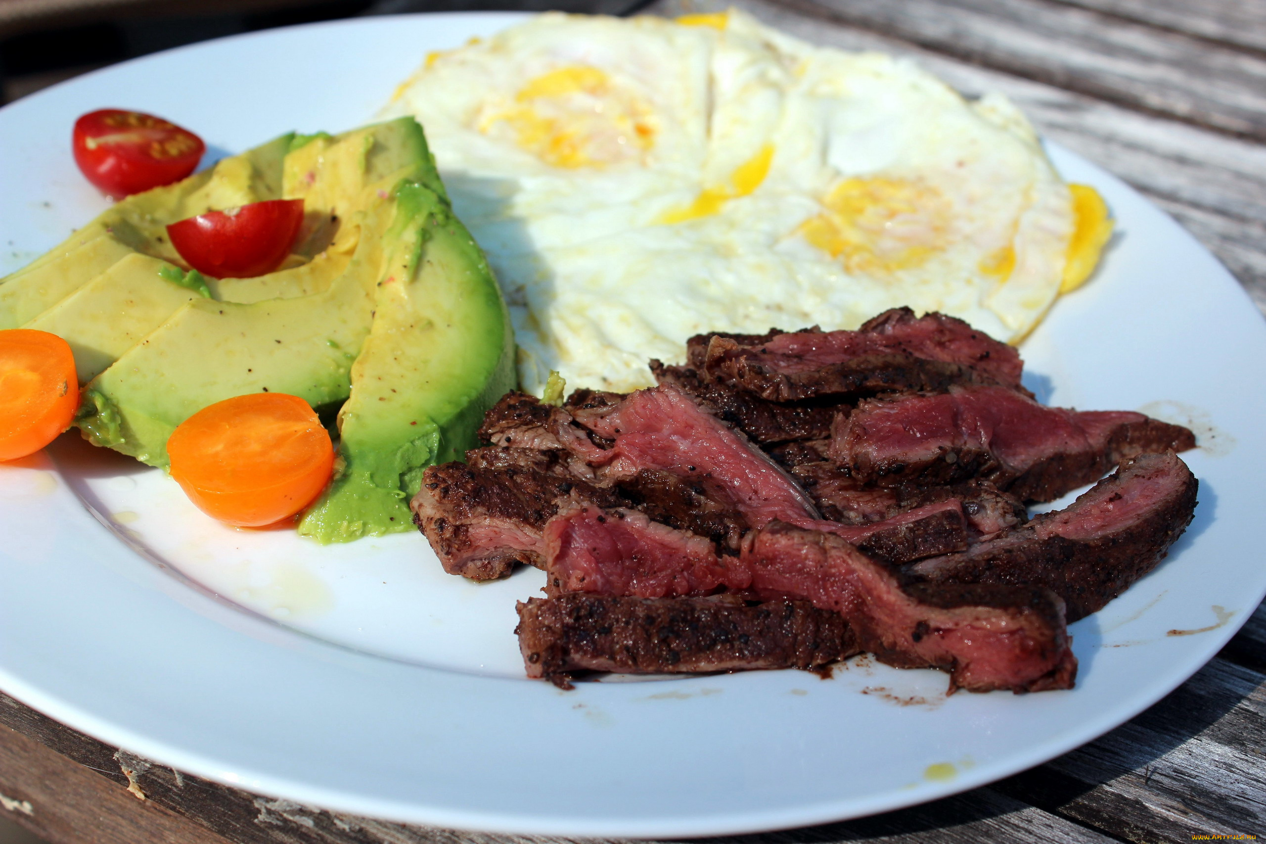 еда, мясные, блюда, авокадо, говядина