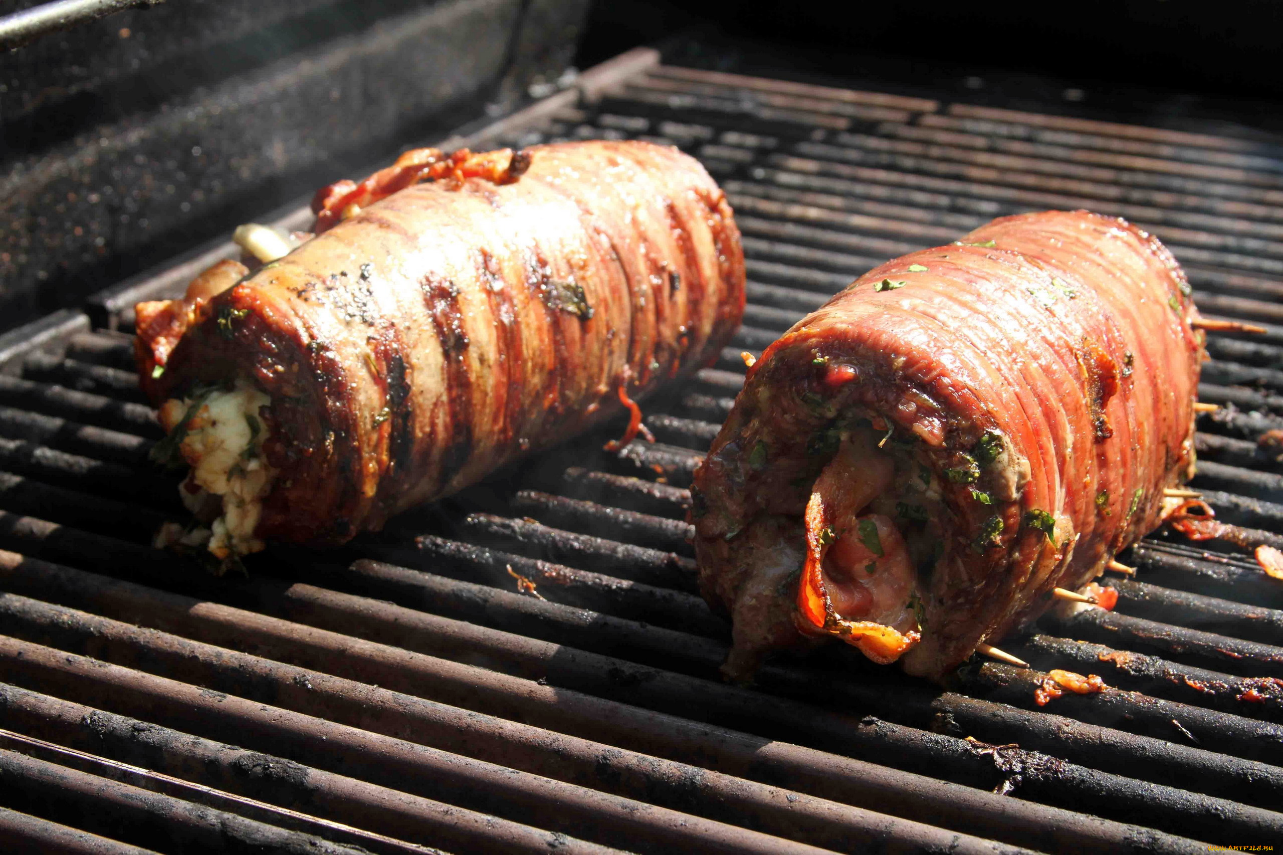 еда, мясные, блюда, рулетики