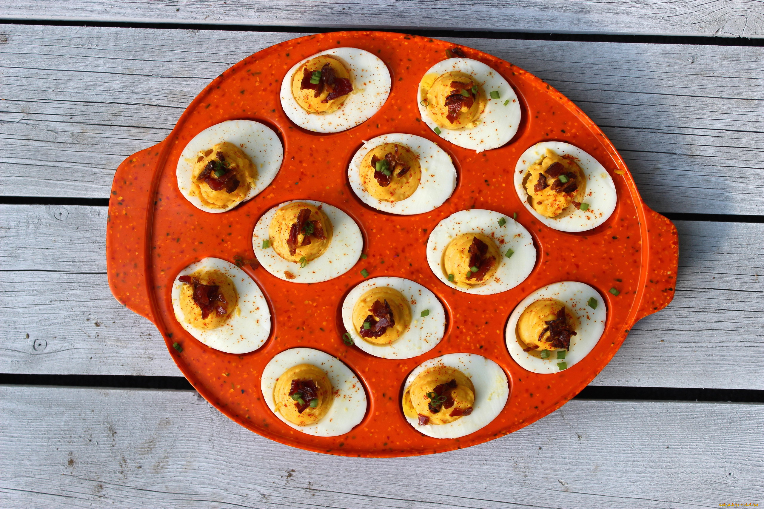 еда, Яичные, блюда, фаршированные, яйца