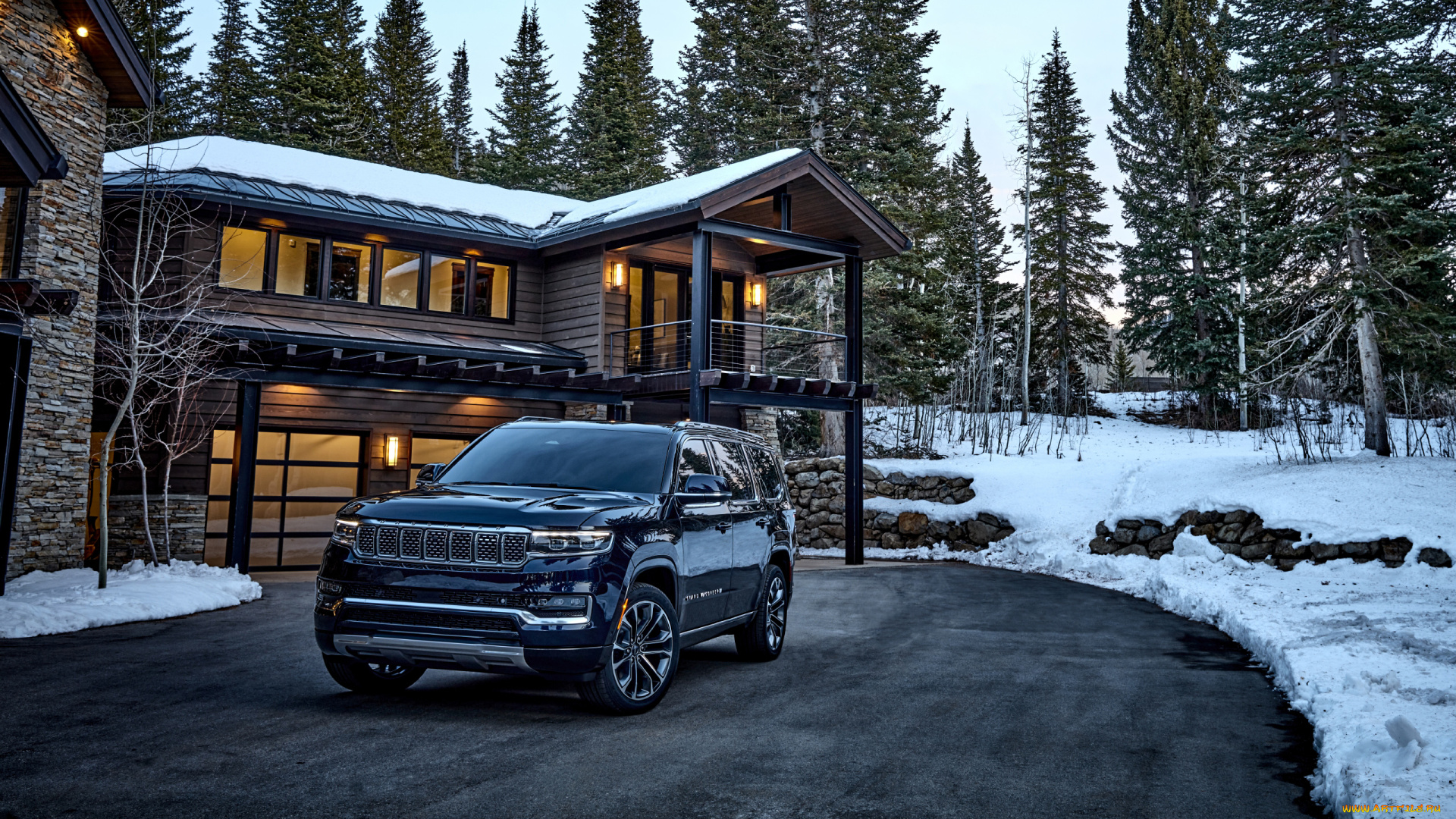 2022, jeep, grand, wagoneer, series, iii, автомобили, jeep, 2022, grand, wagoneer, series, 3, загородный, дом, джип