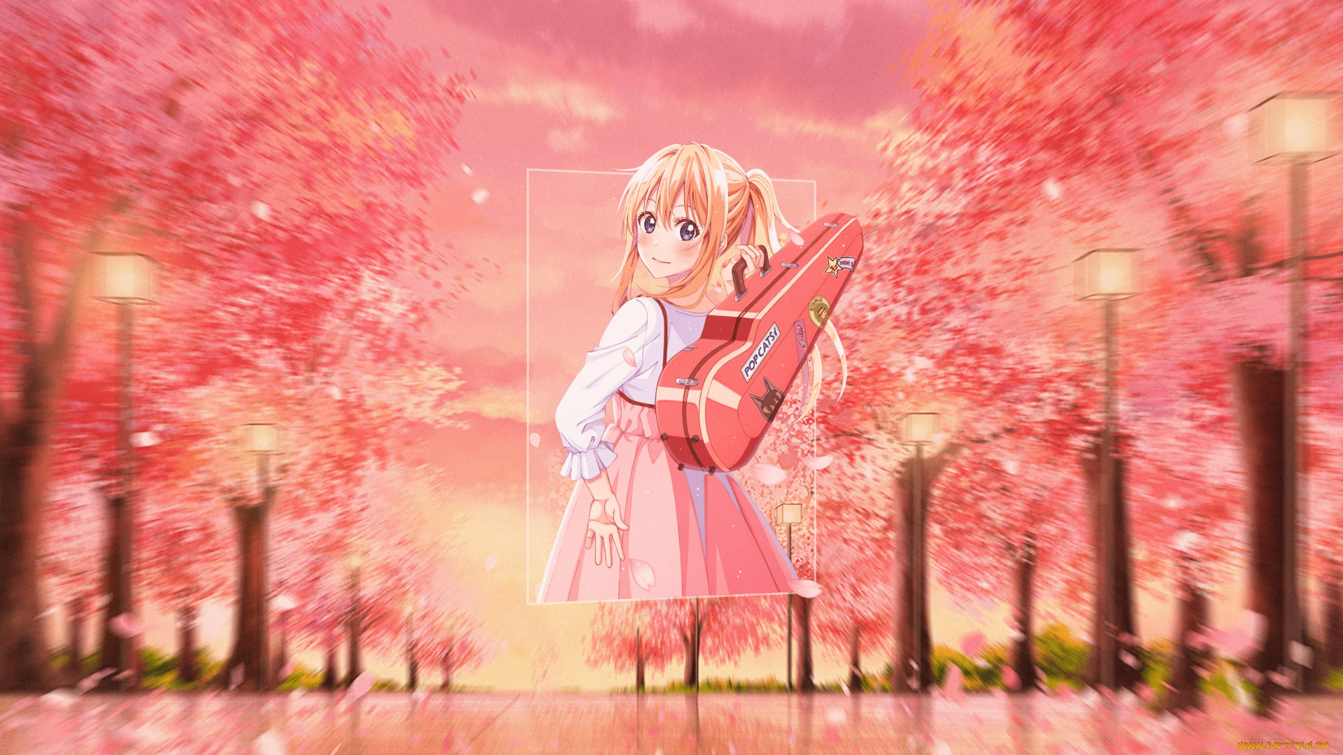 аниме, shigatsu, wa, kimi, no, uso, твоя, апрельская, ложь