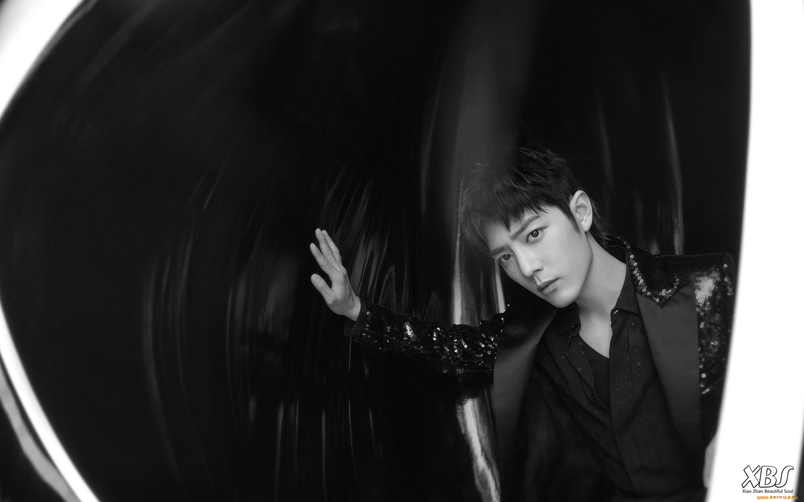 мужчины, xiao, zhan, актер, пиджак